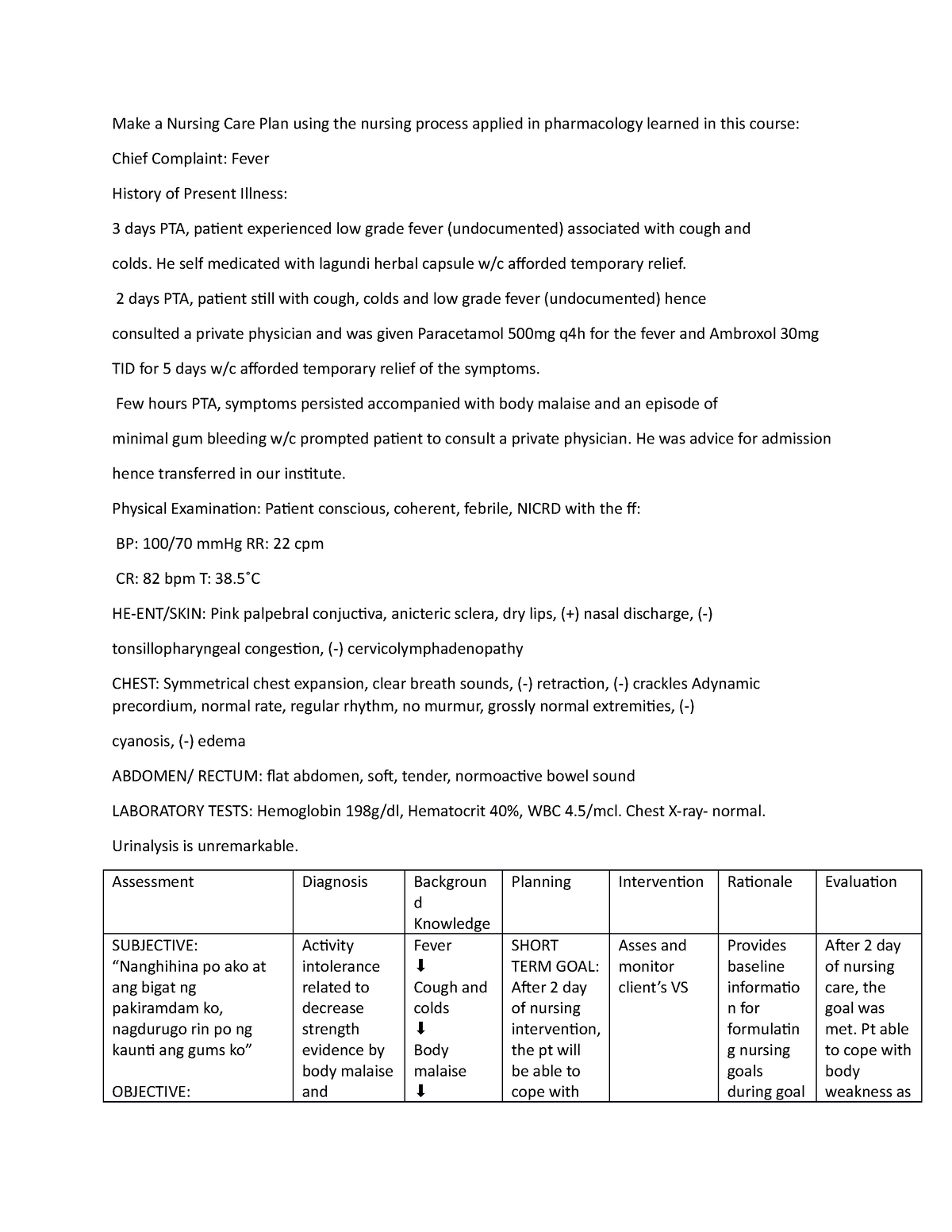 pharma-task-4-making-an-nursing-care-plan-make-a-nursing-care-plan