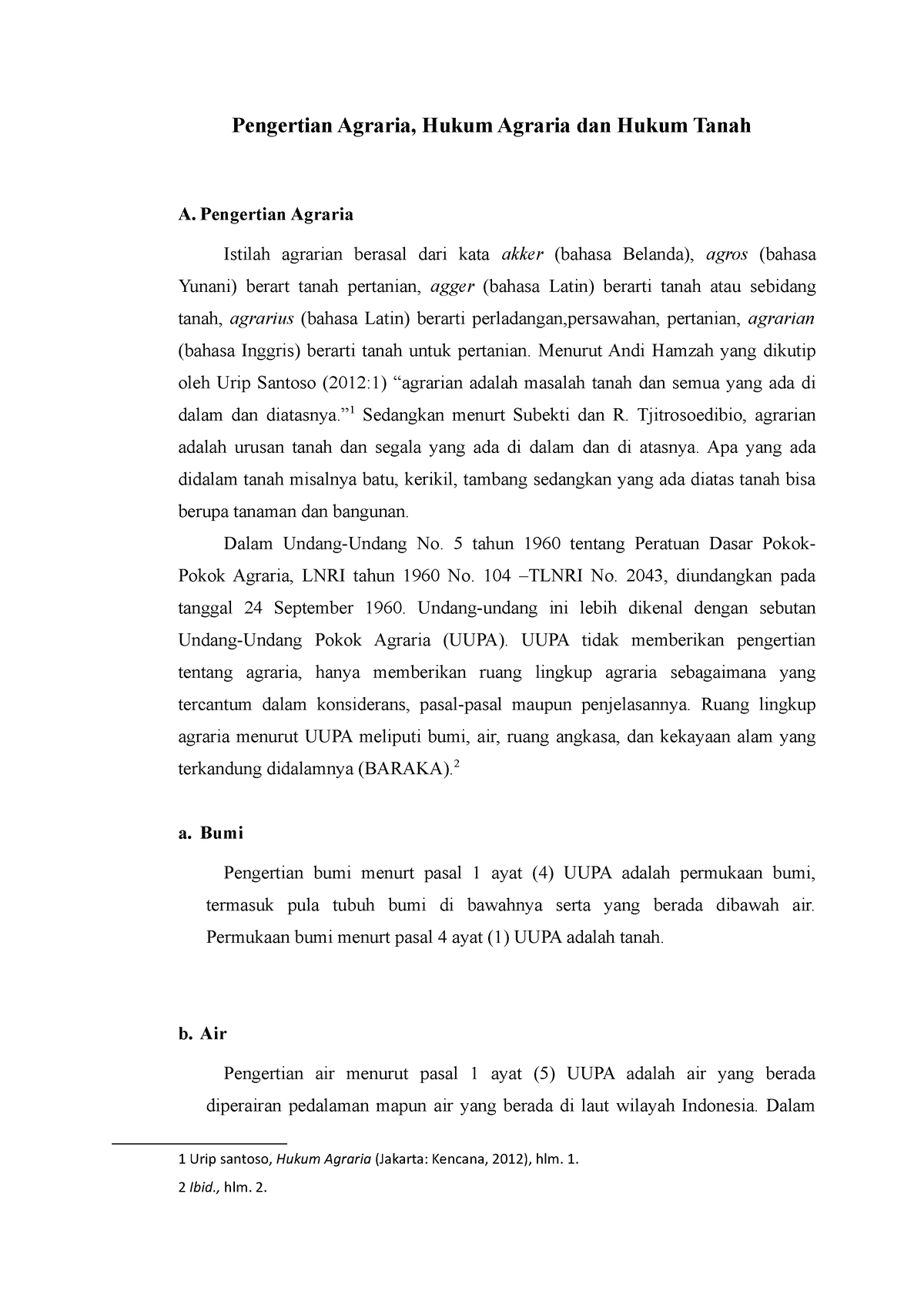 Pengertian Agraria Hukum Agraria Dan Hukum - Pengertian Agraria Istilah ...