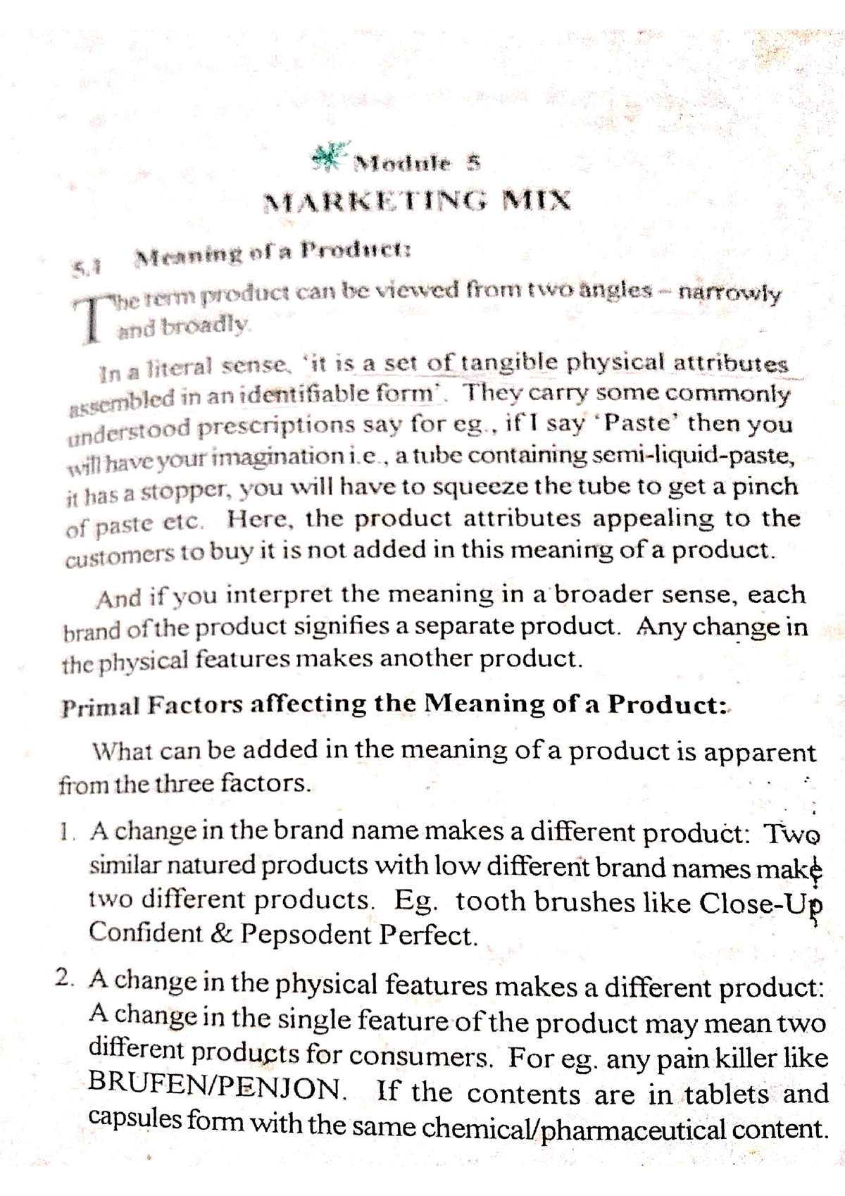 thesis marketing mix