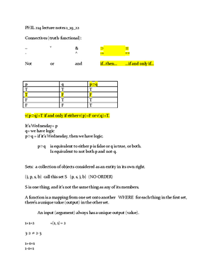 PHIL 214 lecture notes 2 16 22 - What’s a refinement? INTERPRETATIONS ...