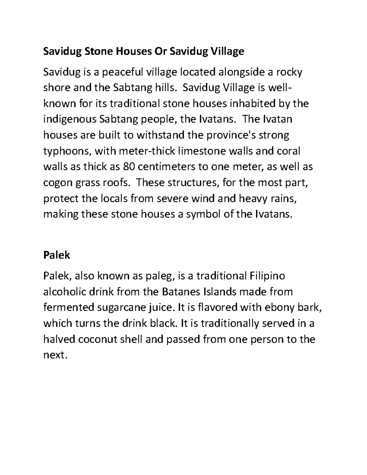 Savidug Stone Houses Or Savidug Village - Savidug Village is well ...