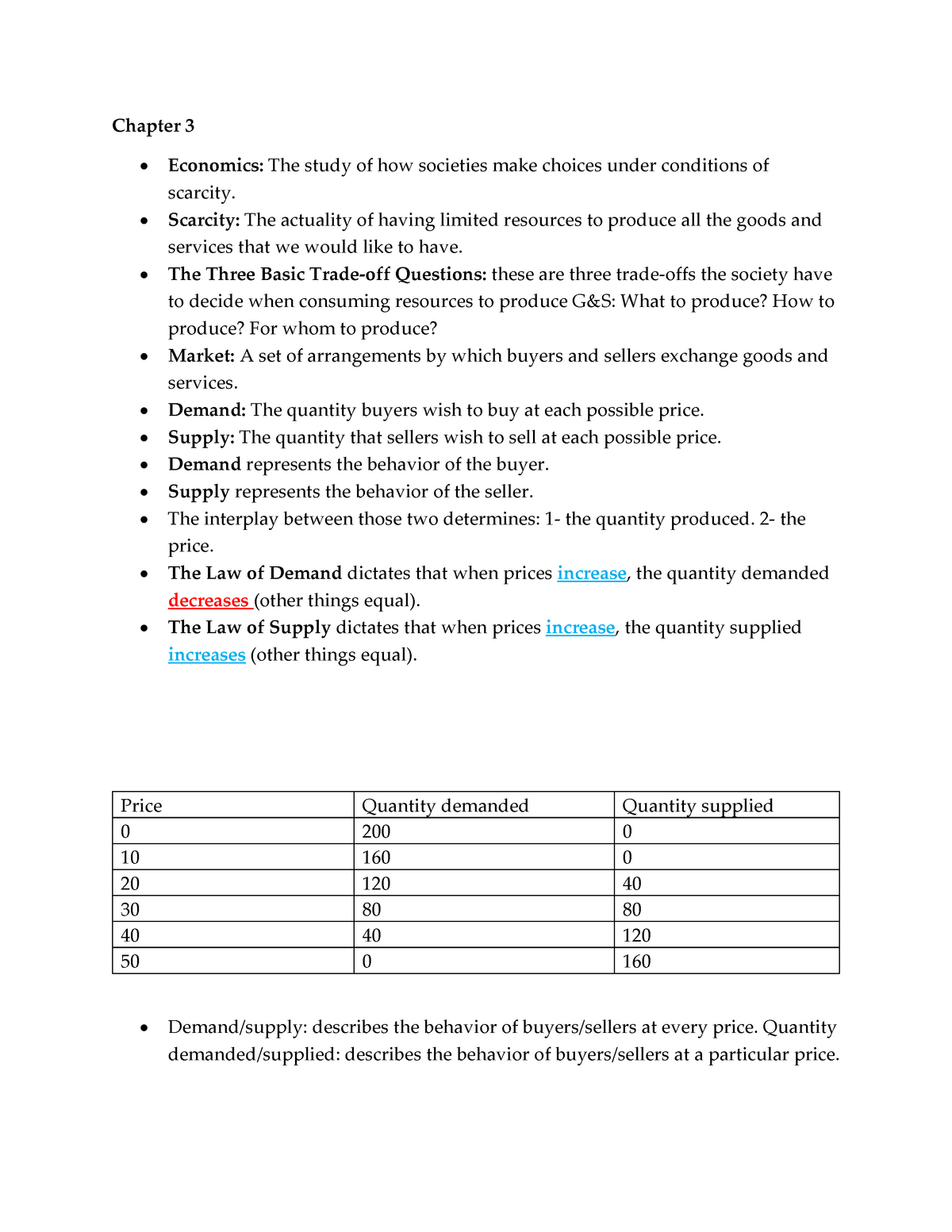 Key Terms Chapter 1-3 - Chapter 1  Economics – The social science  concerned with how individuals, - Studocu