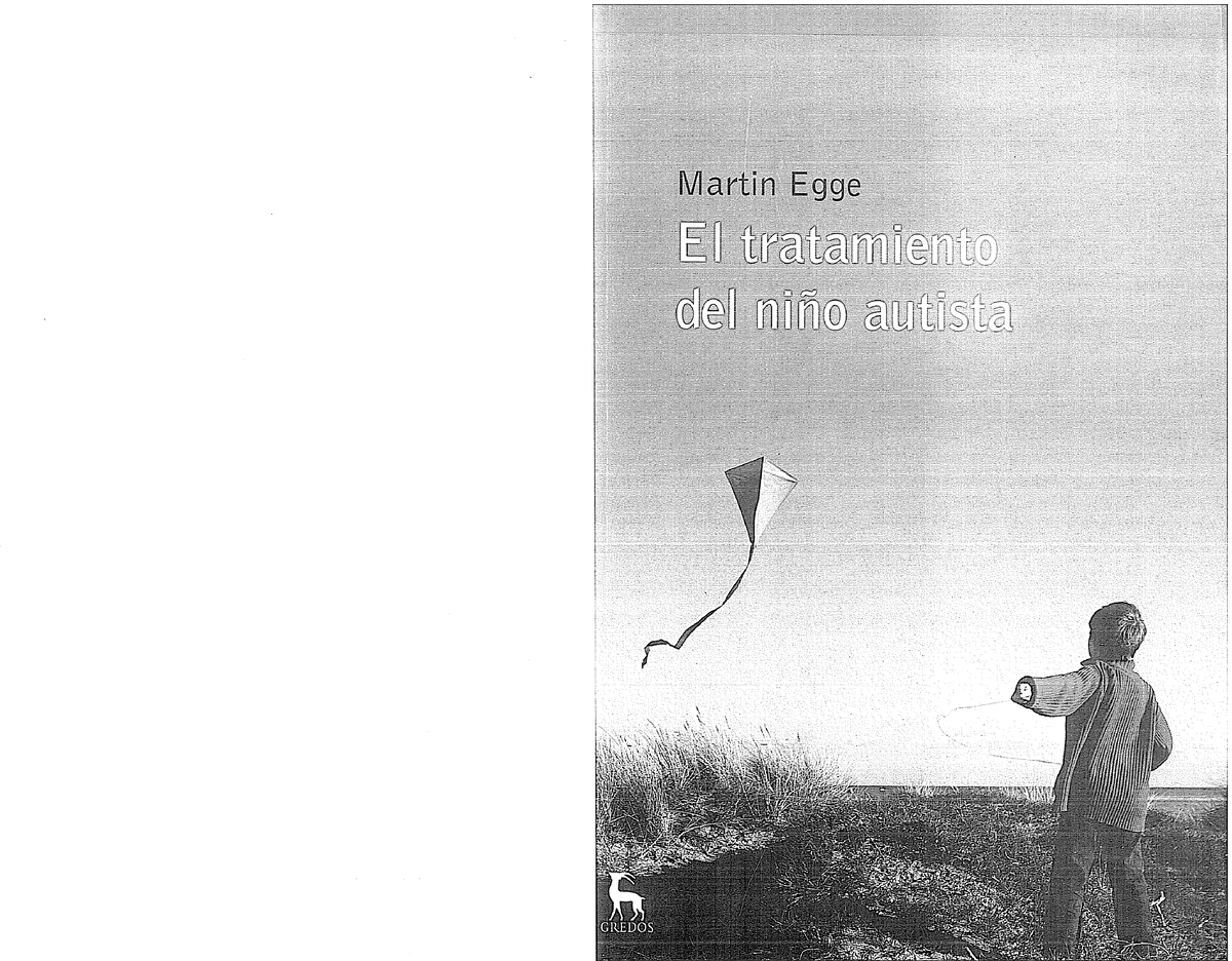 El Tratamiento Del Niño Autista Martin Egge Pdf