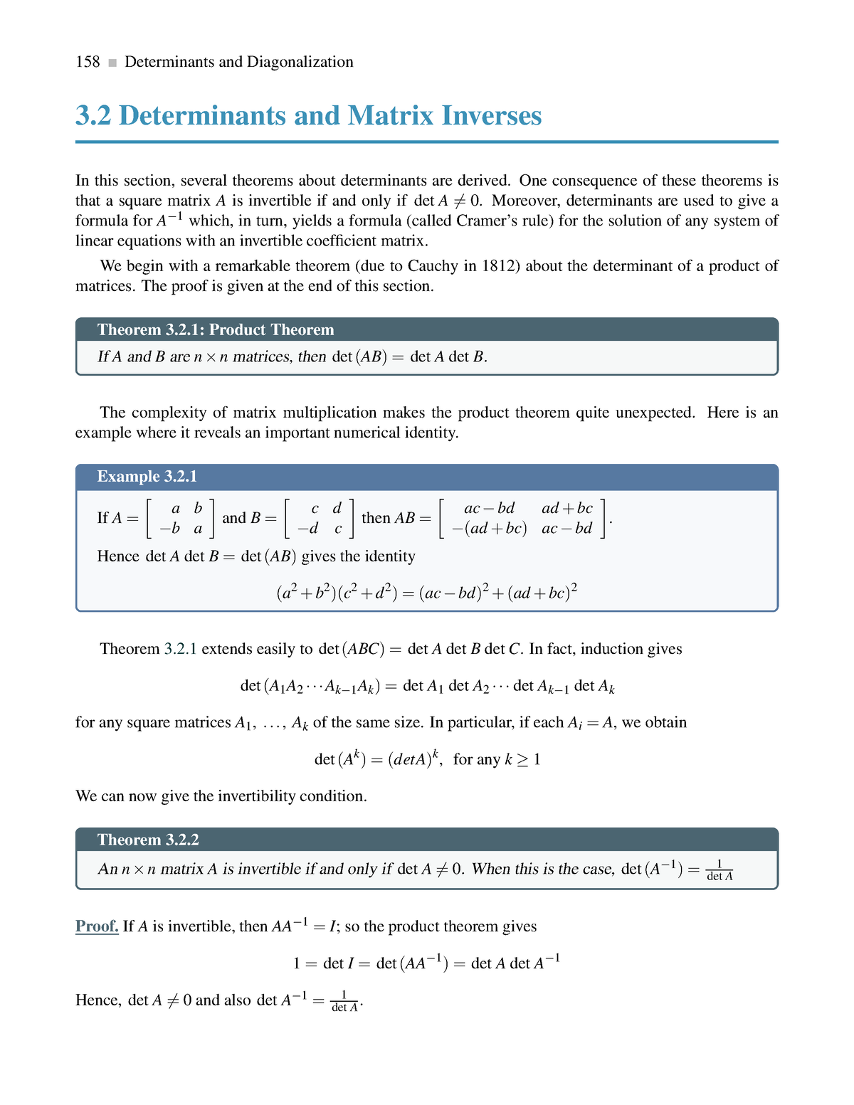 Section 3 2 dncmckddjhjdbsjksksks 158 Determinants and