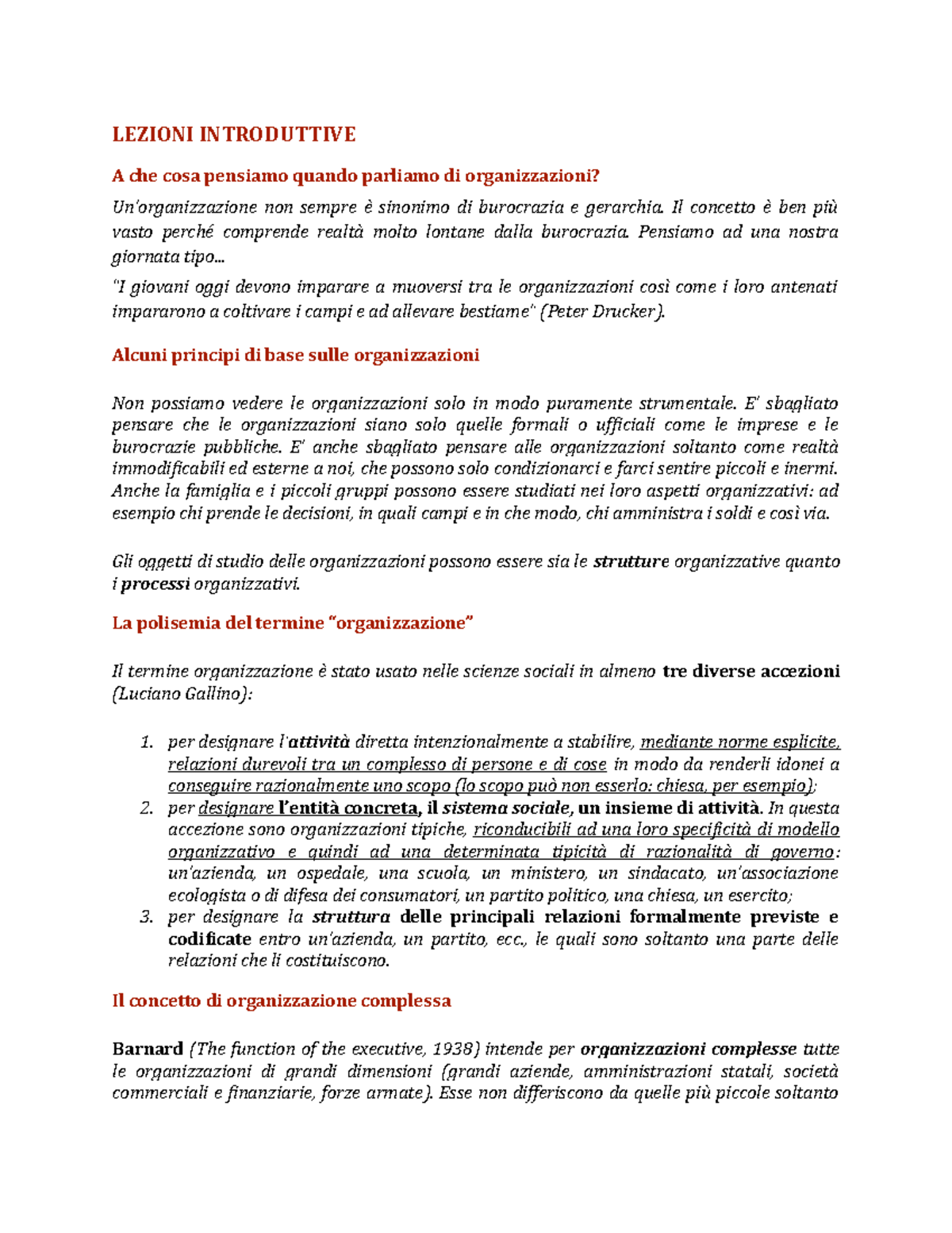 Corso Di Ogru Riassunto Scienza Dell Amministrazione Studocu