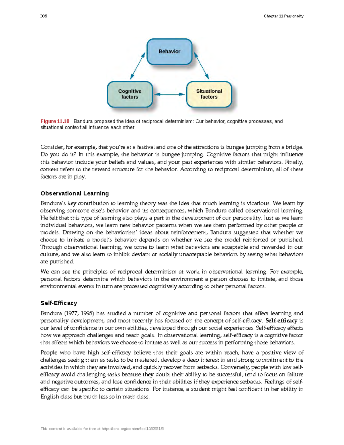 PsychologyLR132 Tugas Figure 11 Bandura proposed the idea of