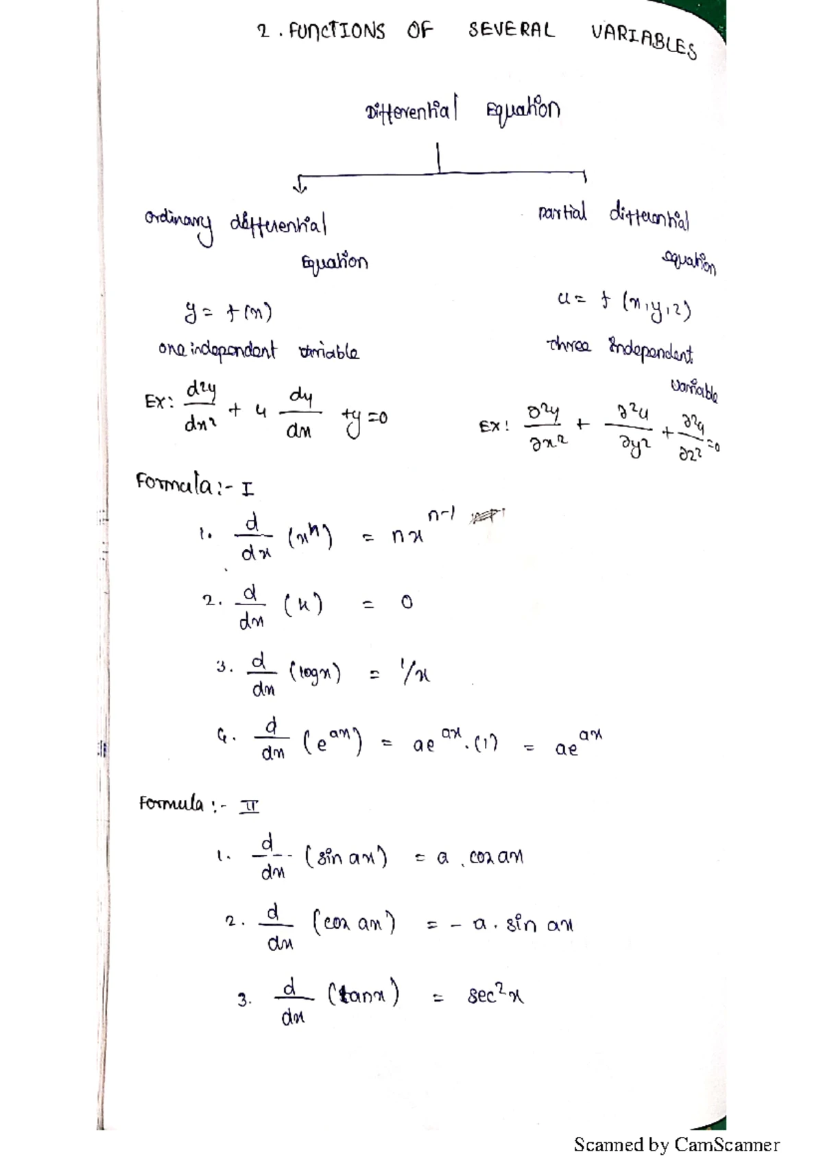 Calculas AND Solid Geometry SEM- Semester - Reg. No. B. DEGREE ...