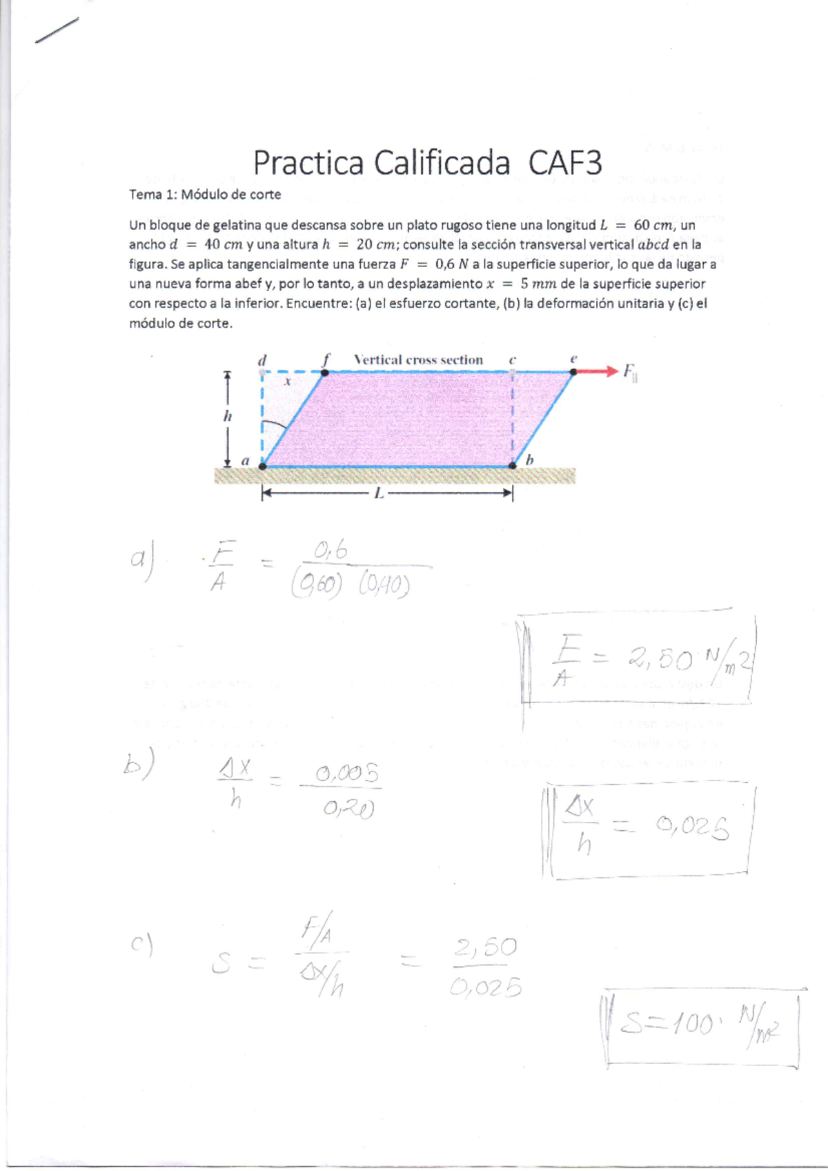 Solución - Practica Calificada CAF3 - Calculo Aplicado La Fisica III ...