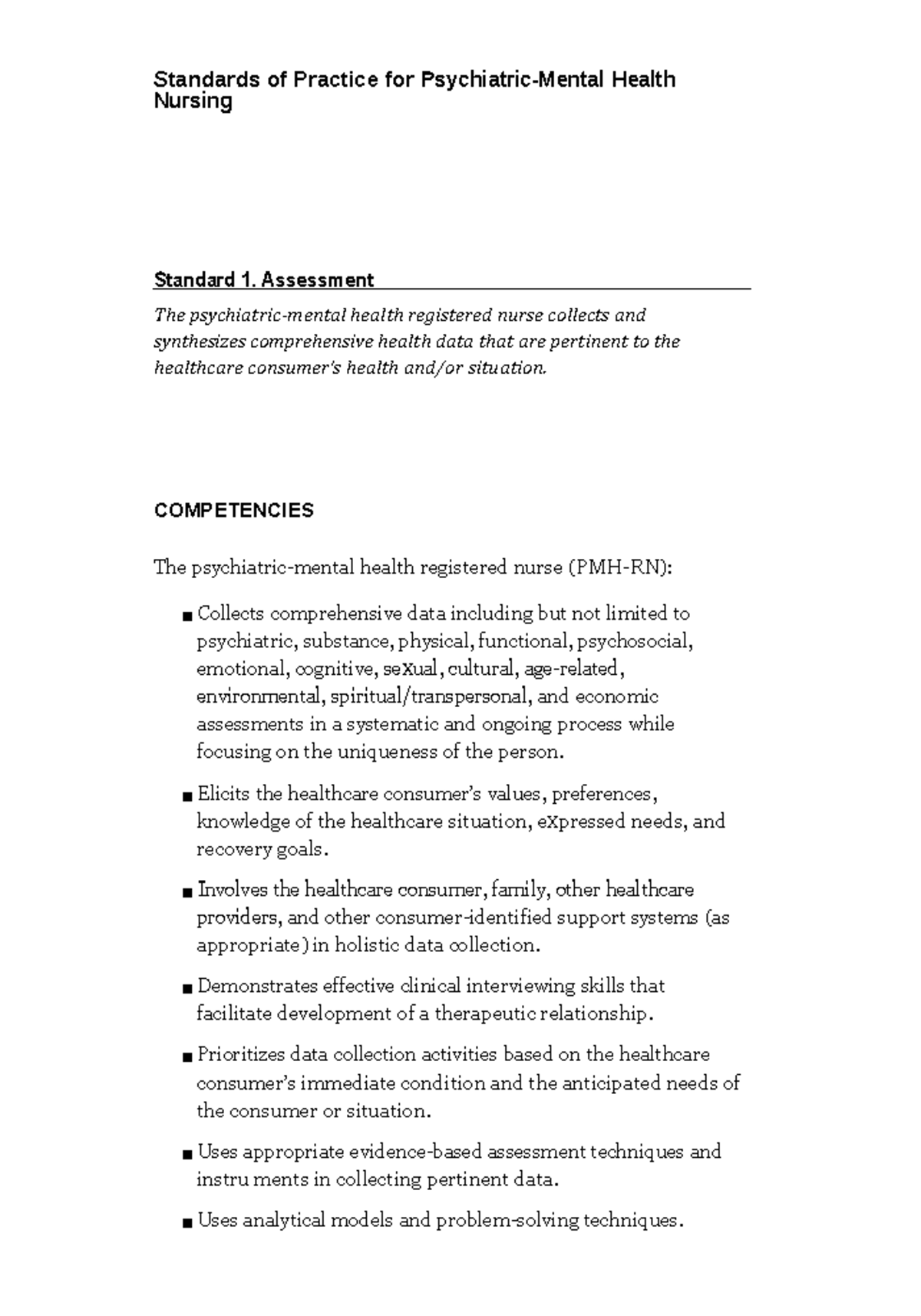 standards-of-practice-for-psychiatric-assessment-the-psychiatric