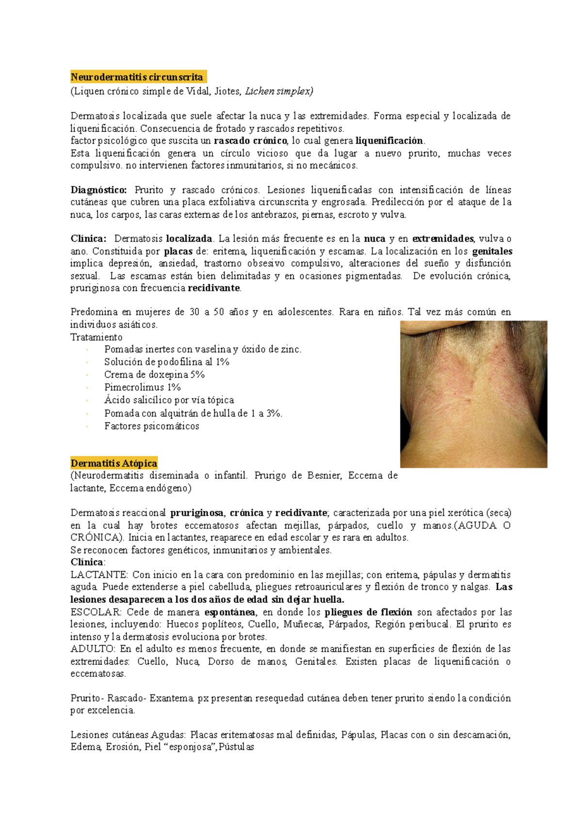 Xerodermatitis