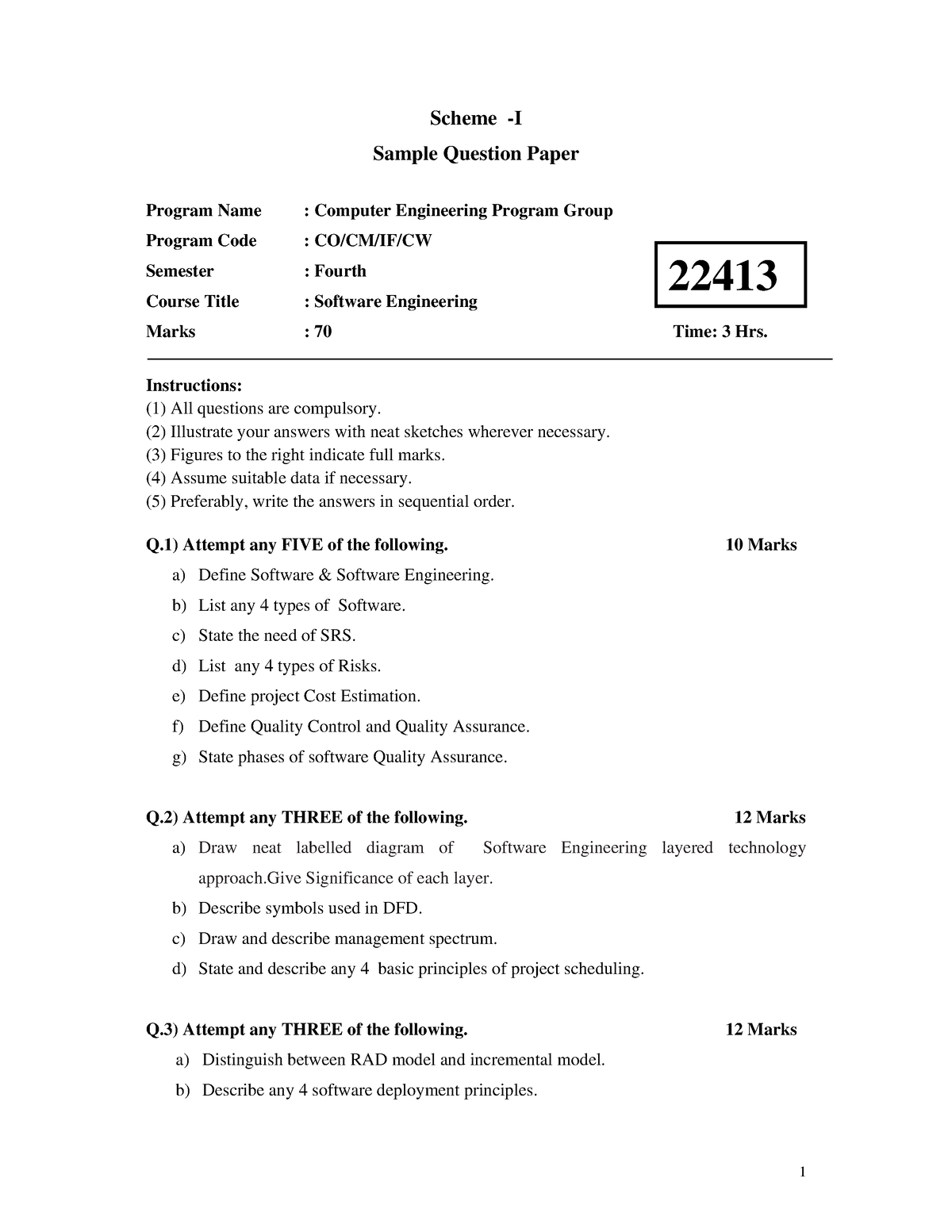 software engineering sample question paper        <h3 class=