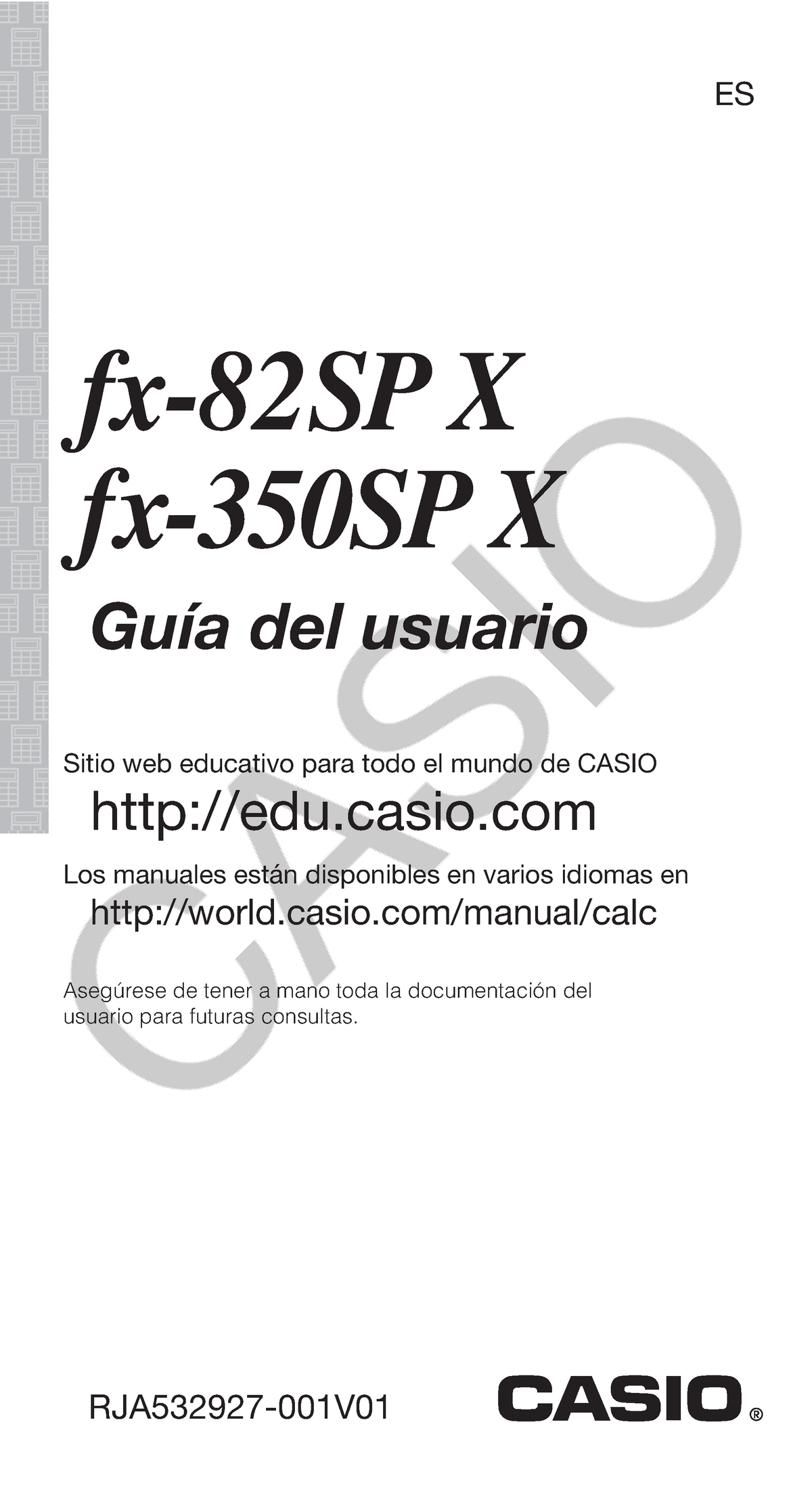 Manual casio fx 82spxii 2 iberia calculadora cientifica Warning: Error during font loading: - StuDocu