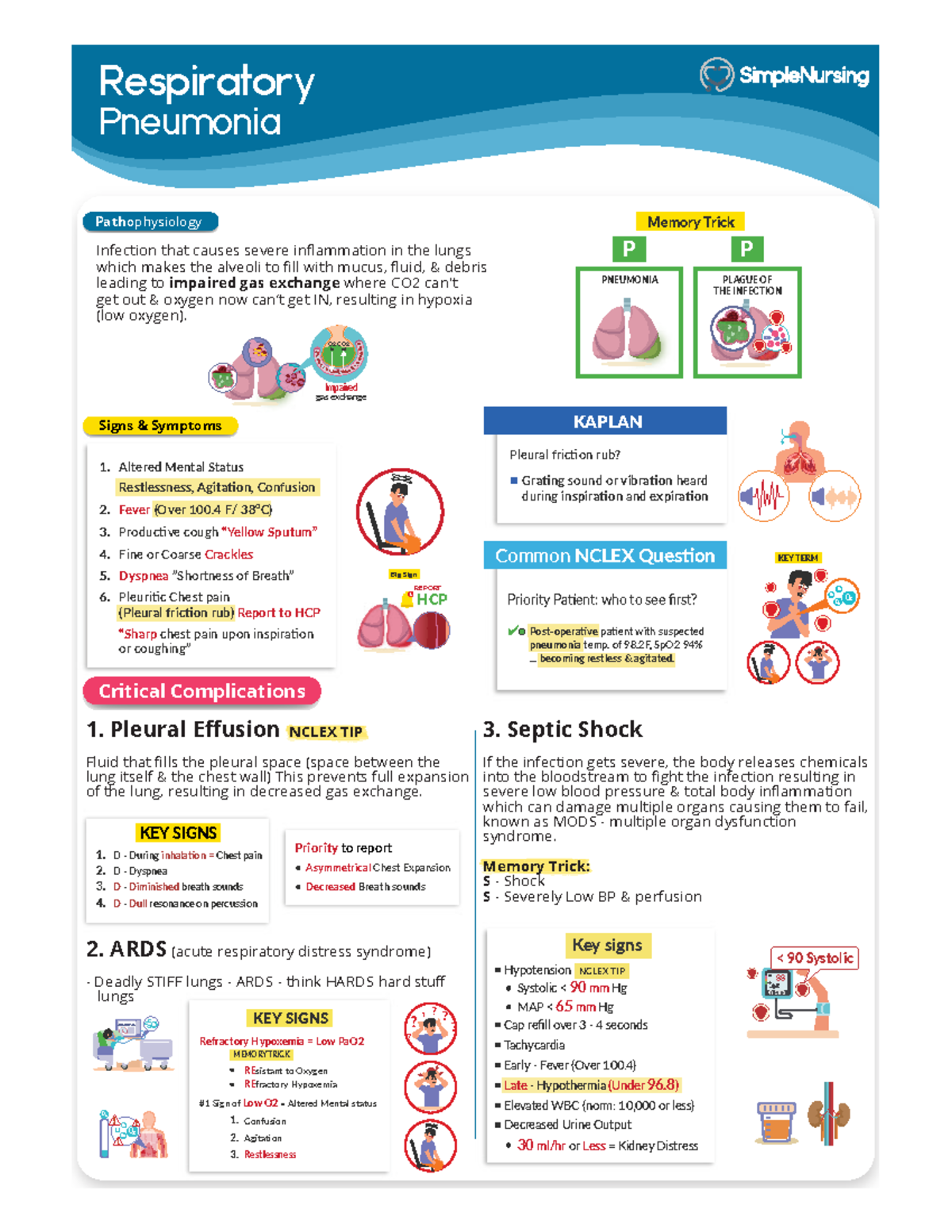 Respiratory Pneumonia - Respiratory Pneumonia Pathophysiology Signs ...