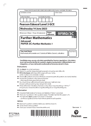 Edexcel As And A Level Mathematics Statistics And Mechanics Year As