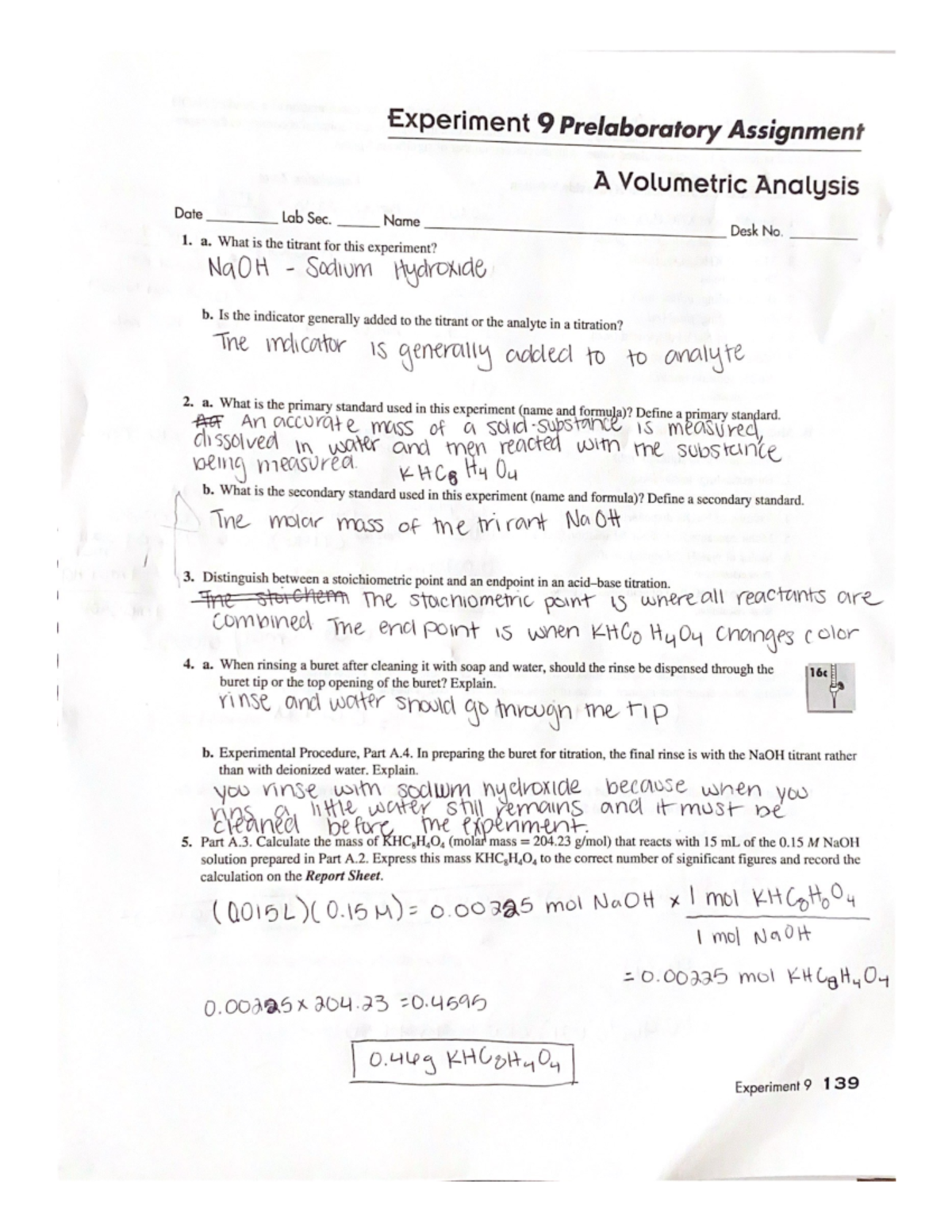 experiment 11 pre laboratory assignment