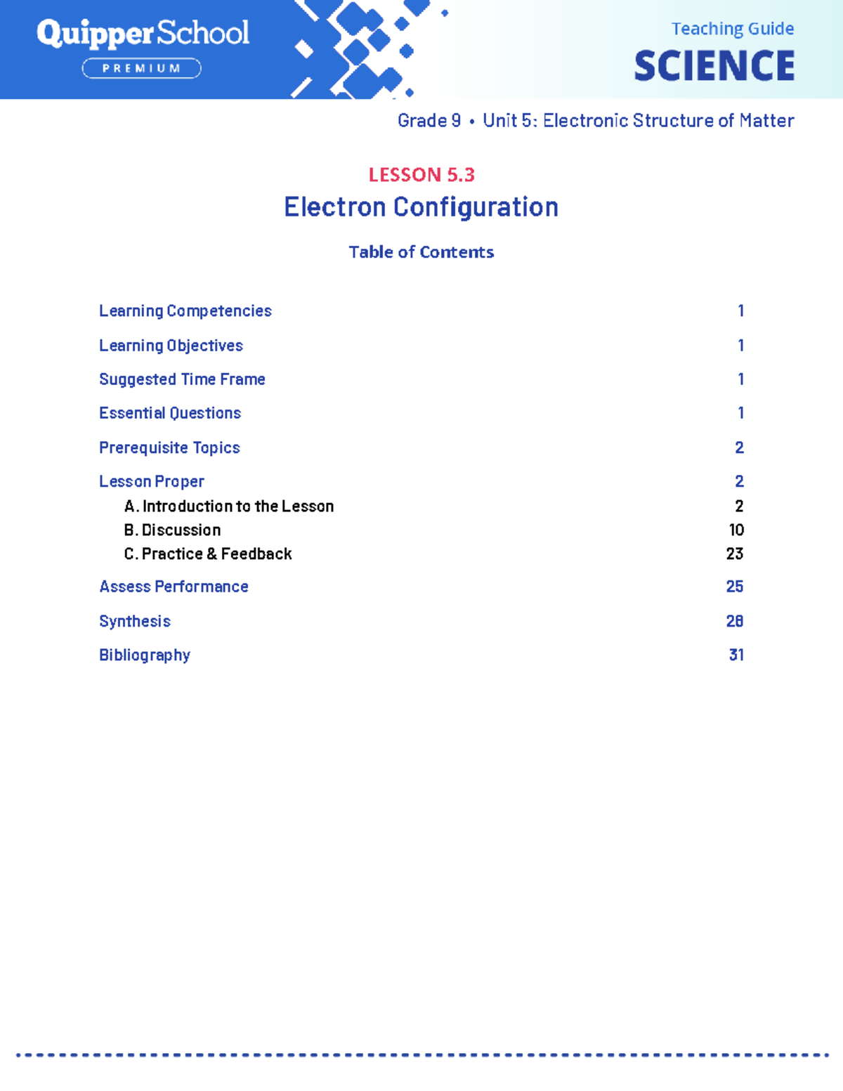 ME Sci 9 Q2 0503 TG - Learn about atomic model. - Electron ...