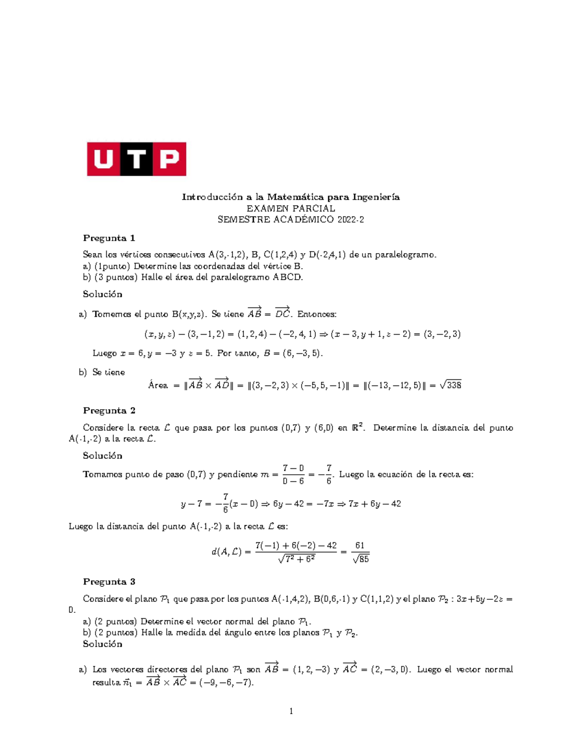 Soluci N PC2 (1) - Sas - Introducci ́on A La Matem ́atica Para Ingenier ...