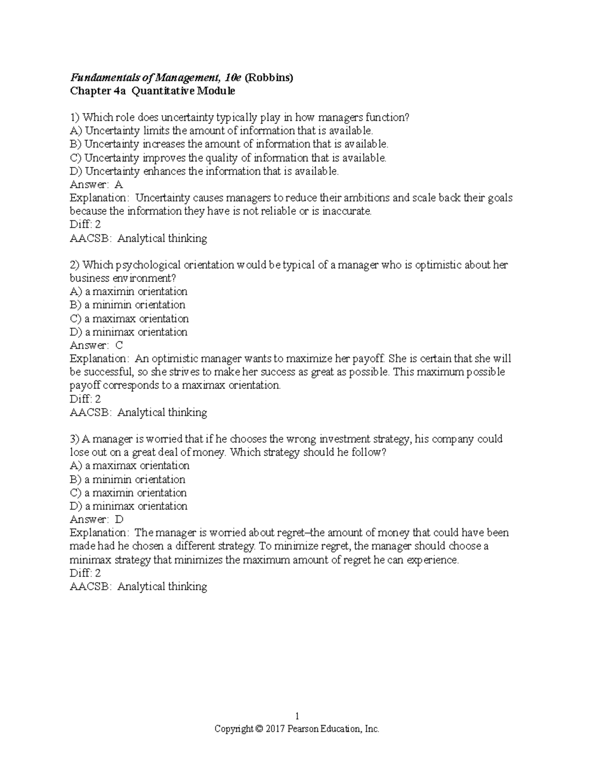 10e Management 1 Management 10e Robbins Chapter 1 Introduction