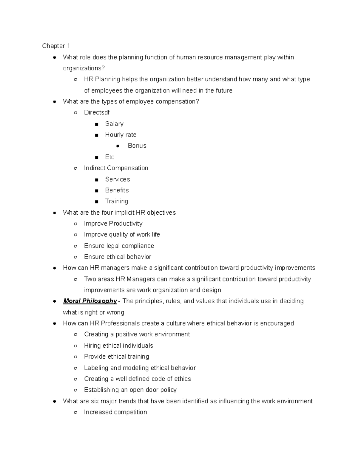C232 Quizlet OA Prep - My Notes I studied to pass the OA - Chapter 1 ...
