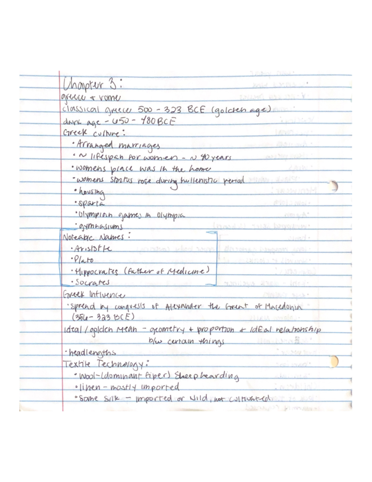 Mdse 3350 Chapter 3 Notes - MDSE 3350 - Studocu