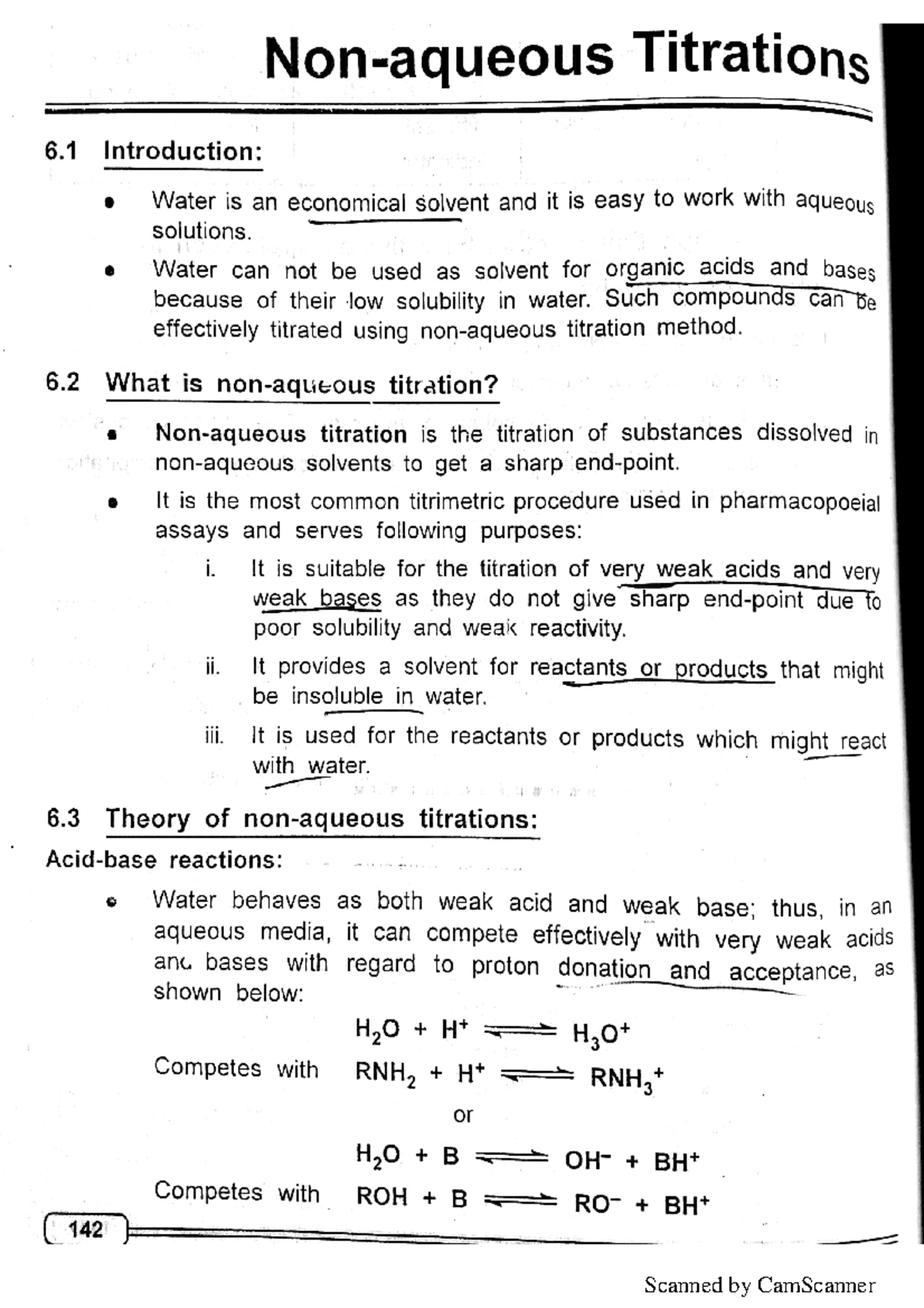 Non-aqueous Titration - Pharmaceutical Analysis - Studocu