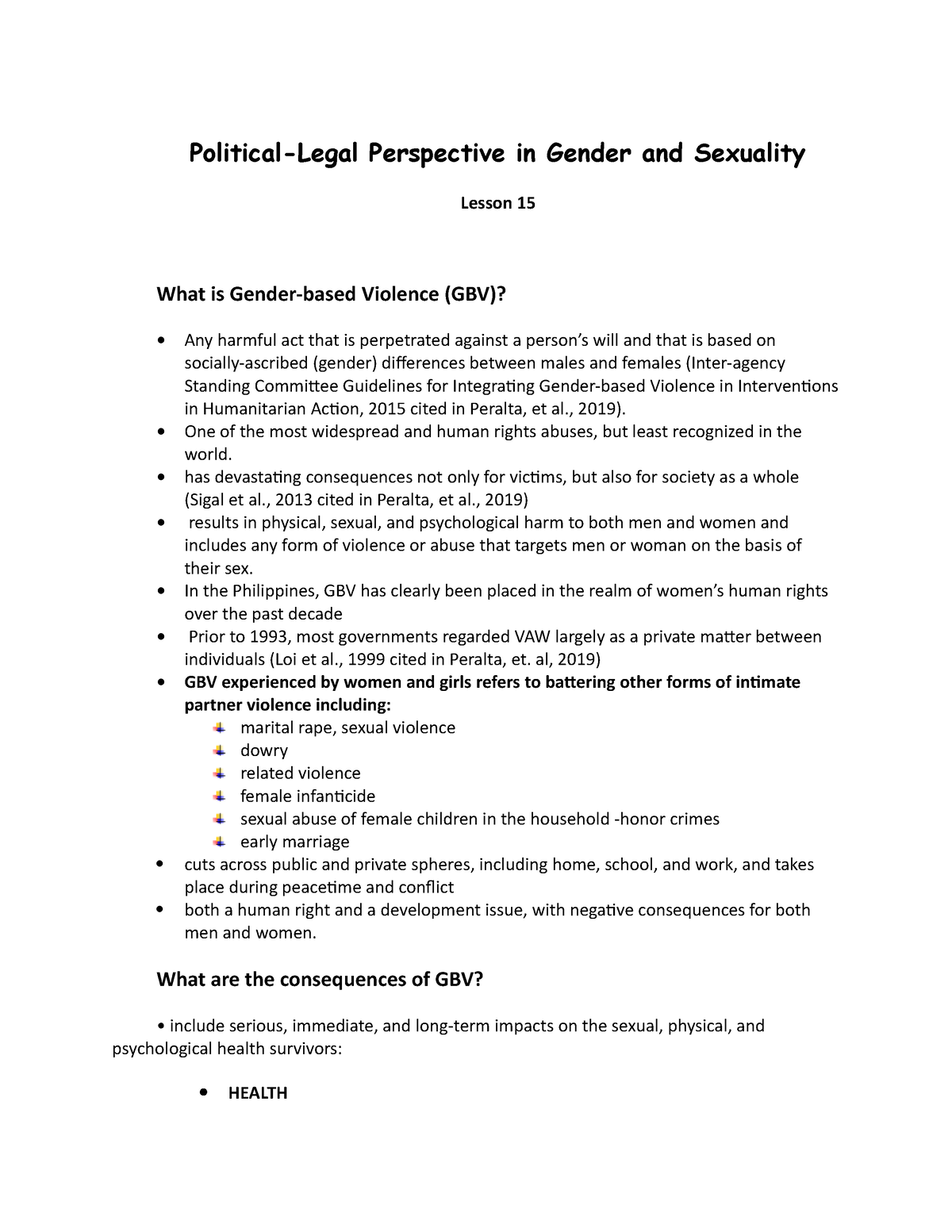 Political Legal Perspective In Gender And Sexuality 2019 One Of The Most Widespread And 0078