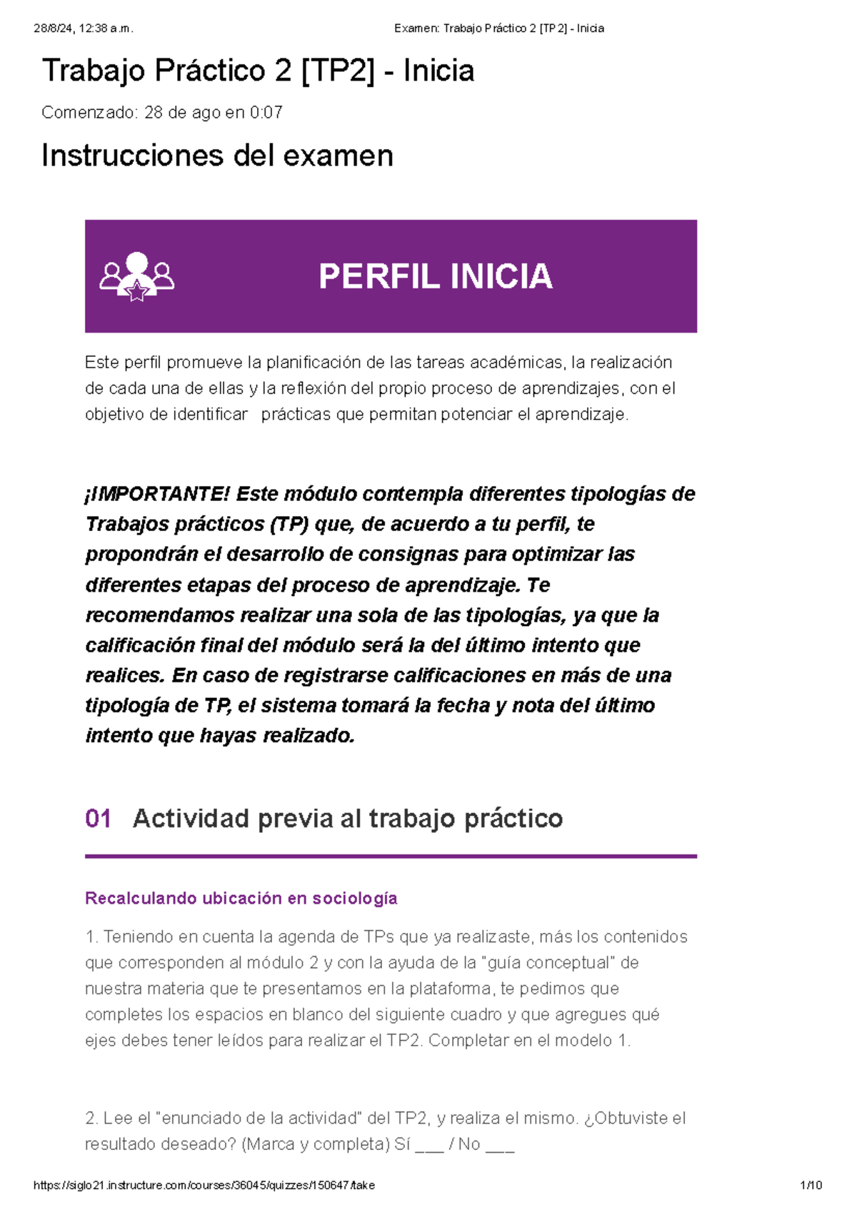 Trab Práct 2 [TP2] - Socio 82.5% - Trabajo Práctico 2 [TP2] - Inicia ...