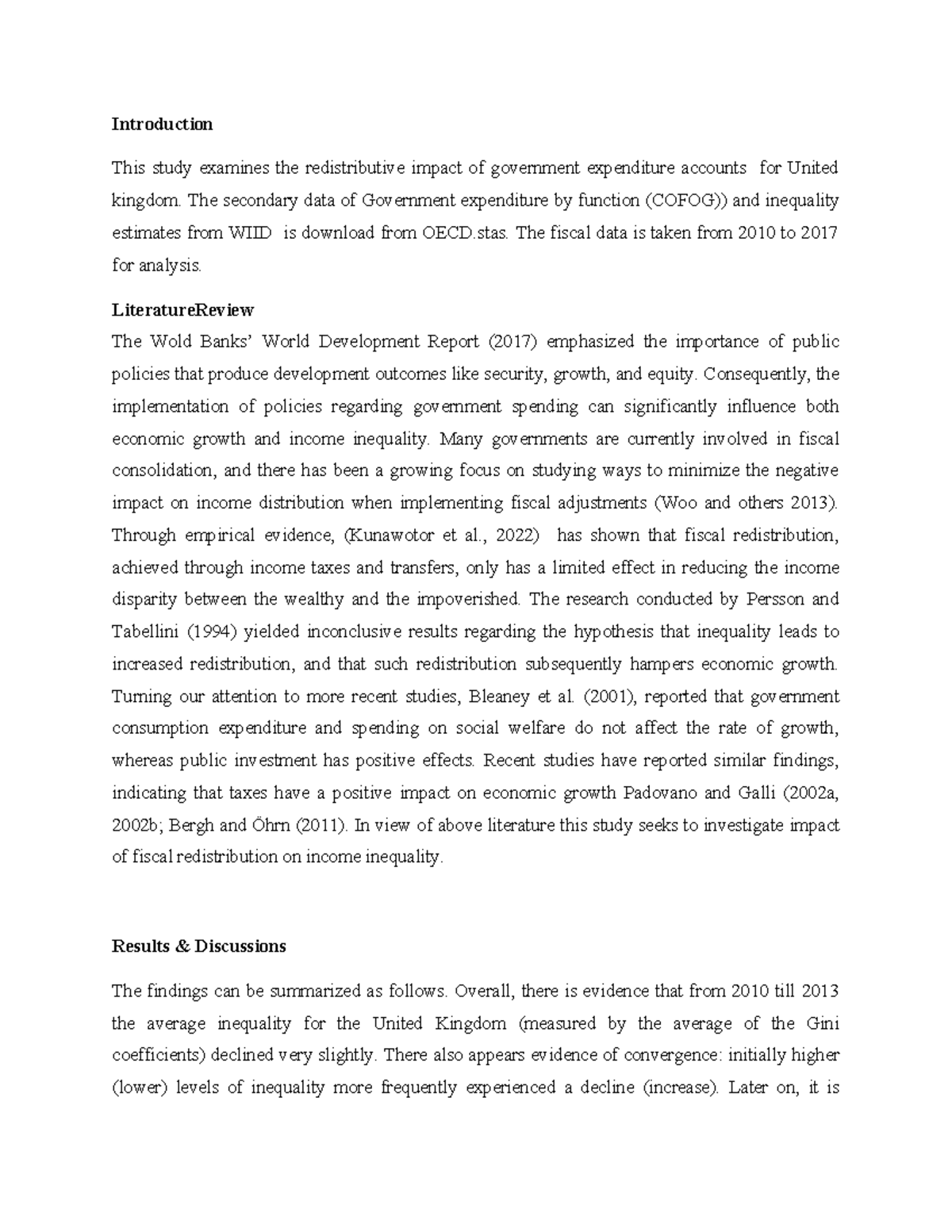Taskk 2(c) - assignment for understanding - Introduction This study ...