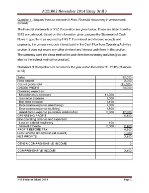 Financial Accounting Cengage Notes and Answers - Cengage 1: $55,550 ...