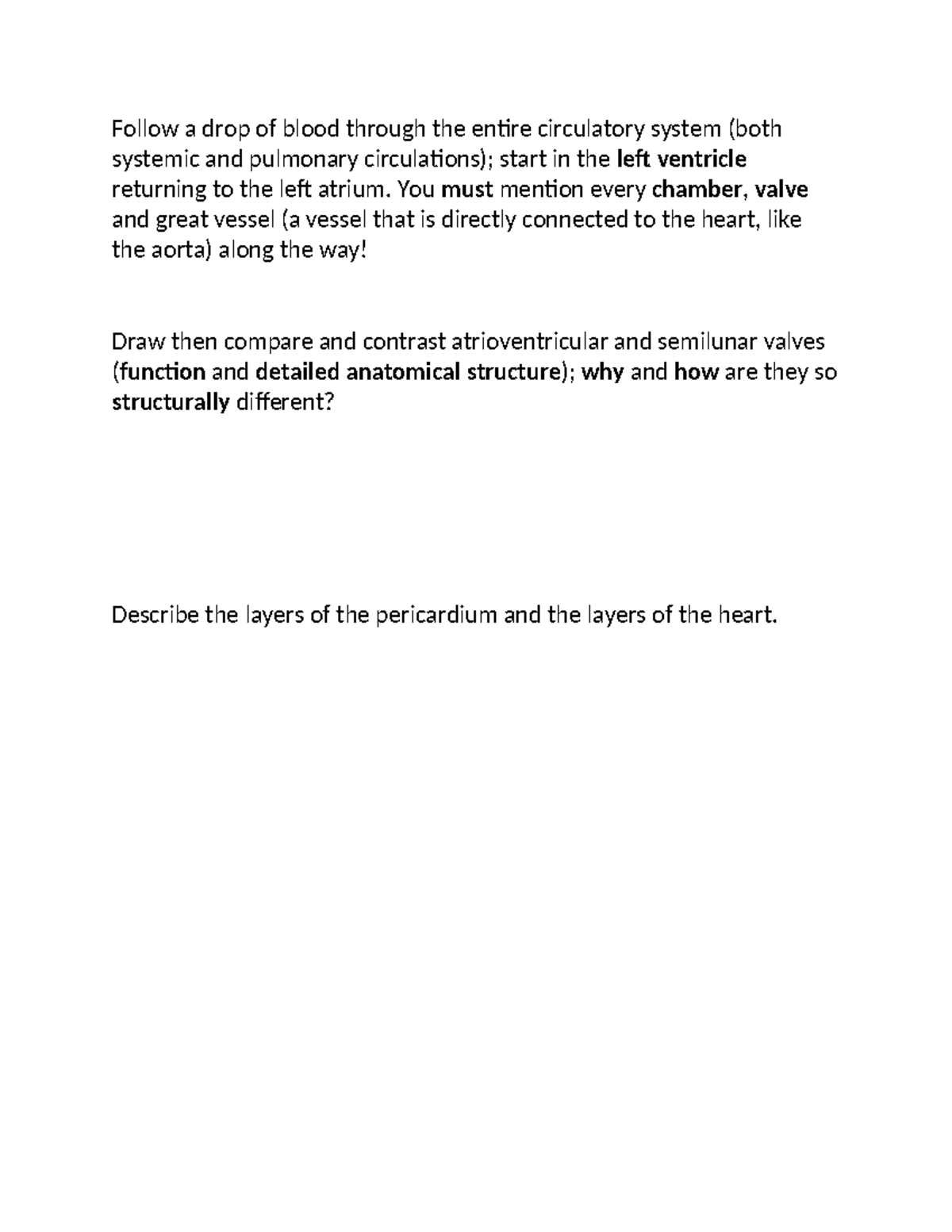 Ch+19+Study+Questions - Follow a drop of blood through the entire ...