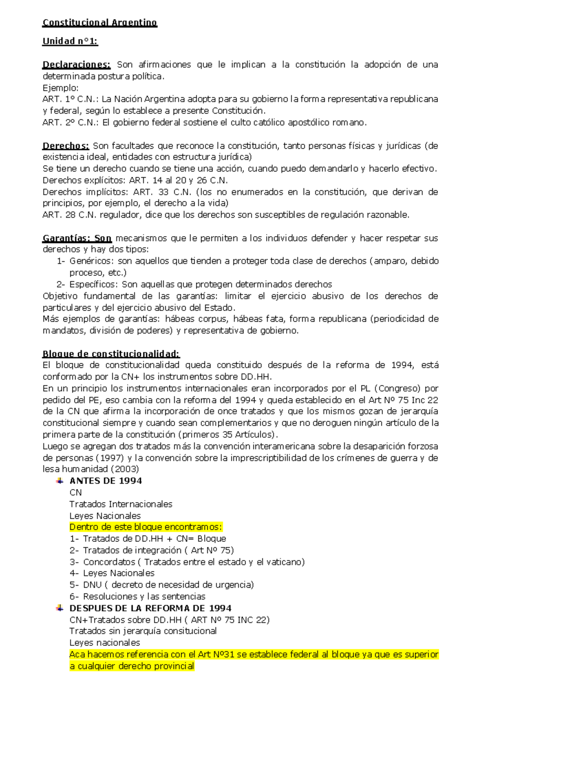 Preguntas De Parciales Virtuales Constitucional - Constitucional ...