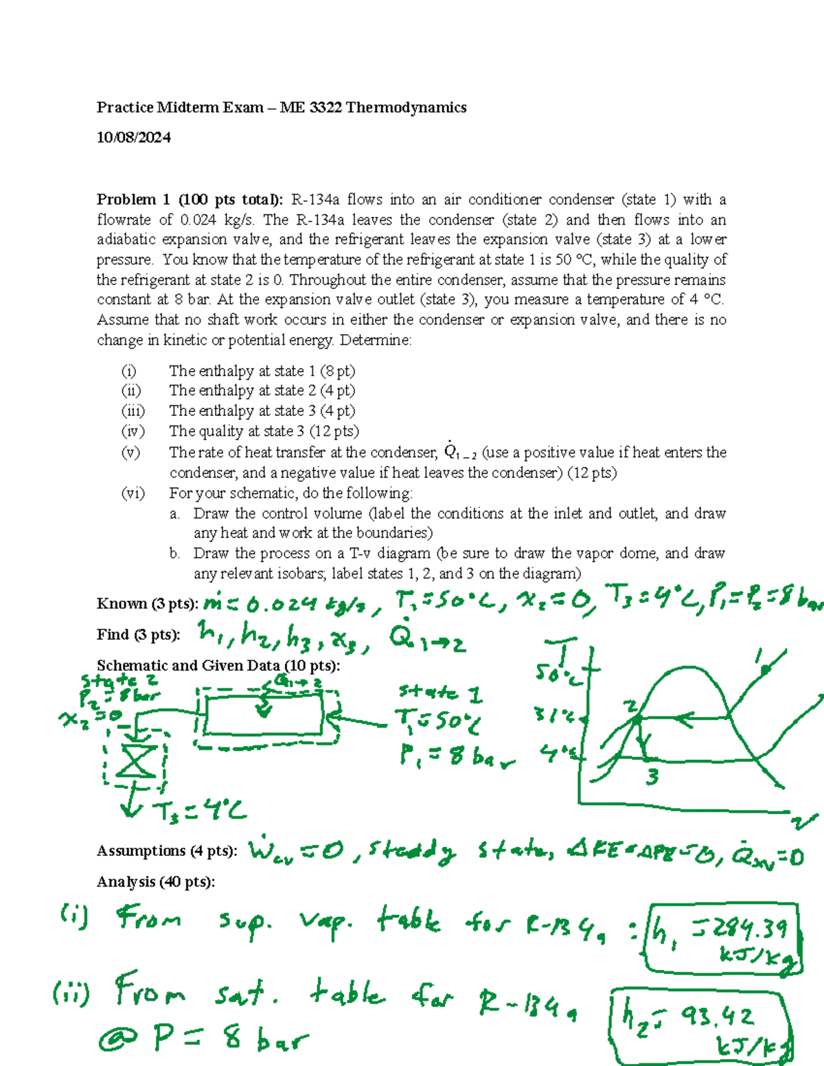 Practice Midterm v1 - In-Class Solutions - Practice Midterm Exam – ME ...