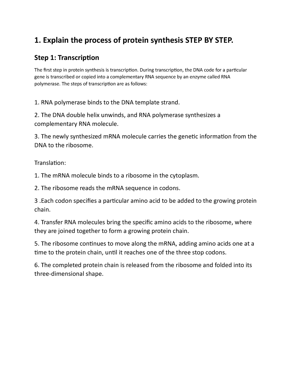 general-biology-1-explain-the-process-of-protein-synthesis-step-by