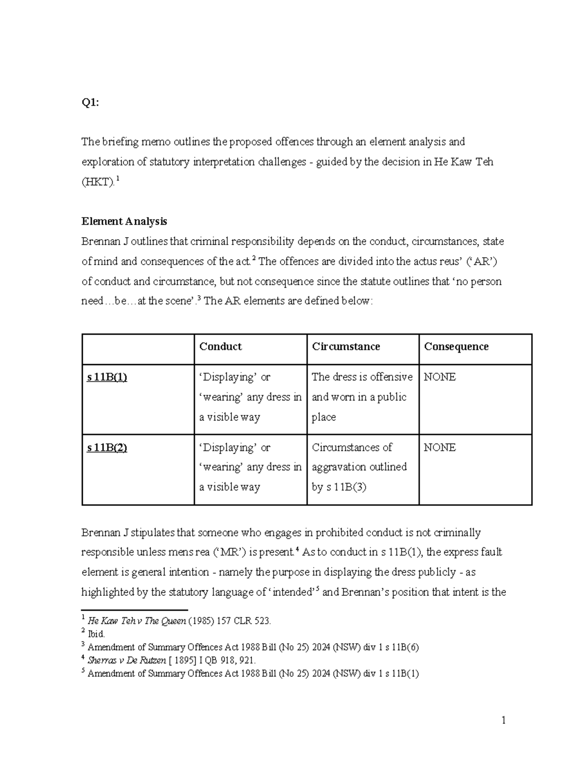 Ccp final midterm - received 83/100 - Q1: The briefing memo outlines ...