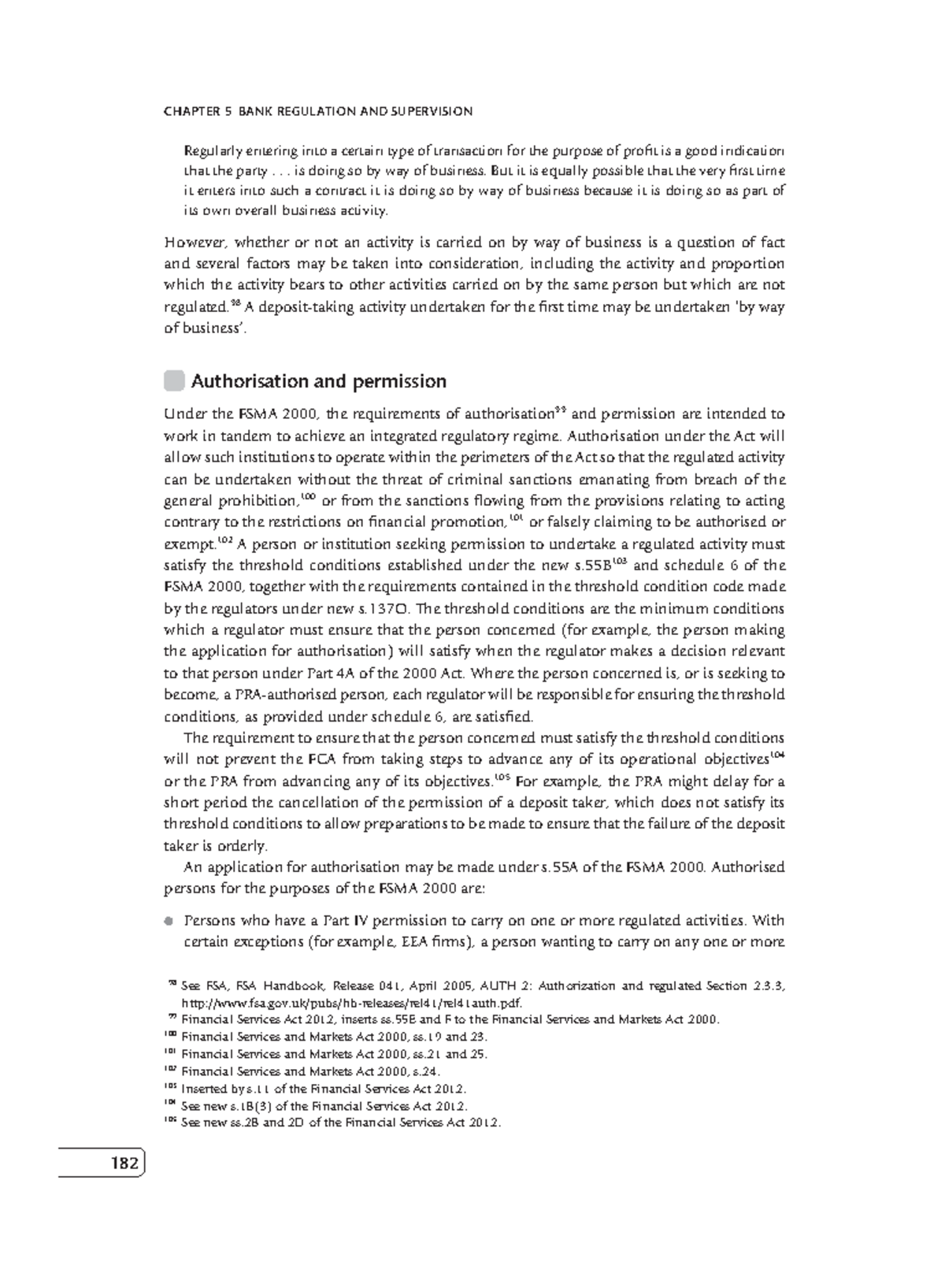 Zlib n/a CHAPTER 5 BANK REGULATION AND SUPERVISION 182 Regularly