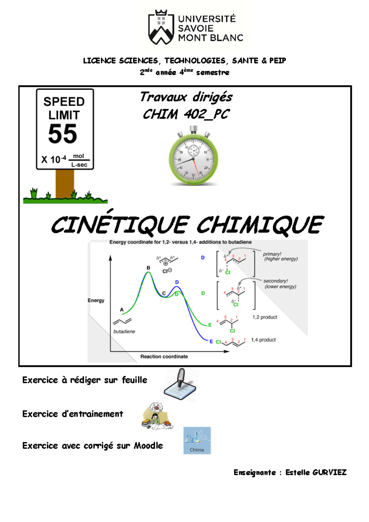 Poly TD De Cinétique Chimique - - Studocu