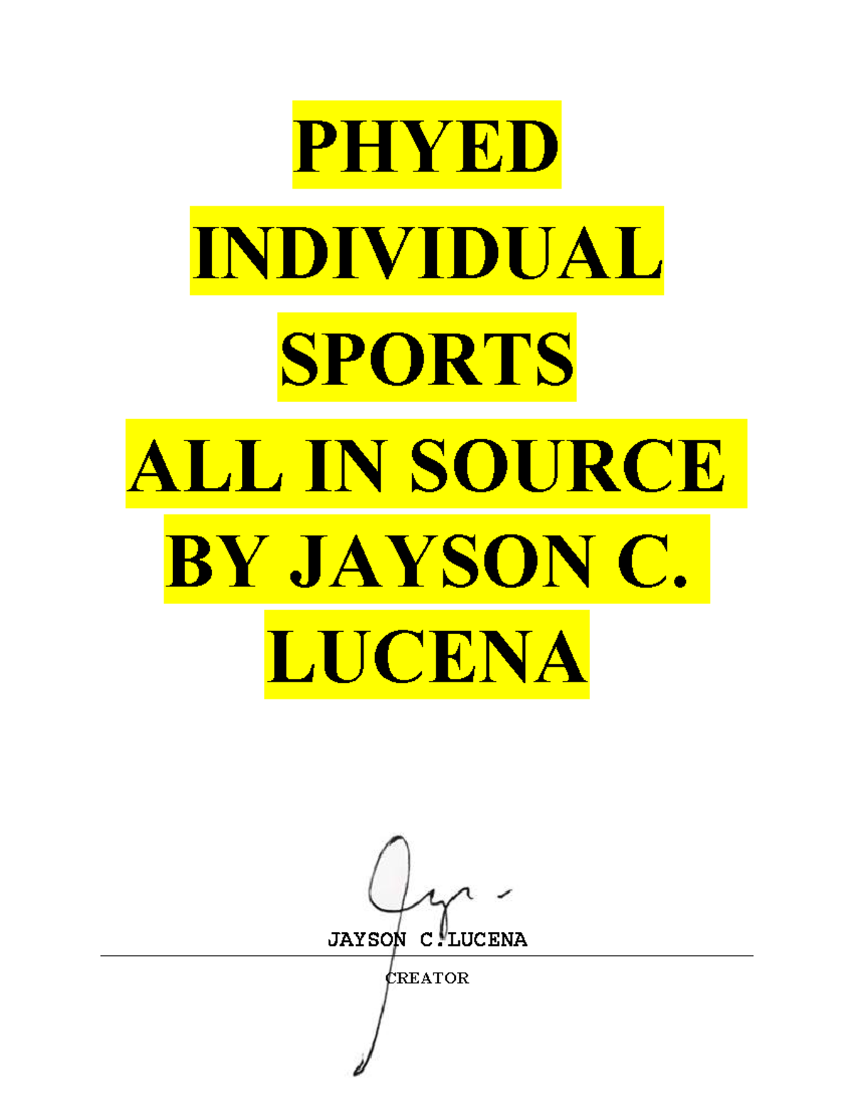 NSTP 1 All in Source by Jayson Lucena PDF Free, PDF