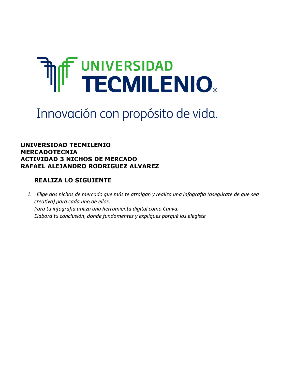 Semana 3 comunicación efectiva actividad instrucciones - TecMilenio -  Studocu