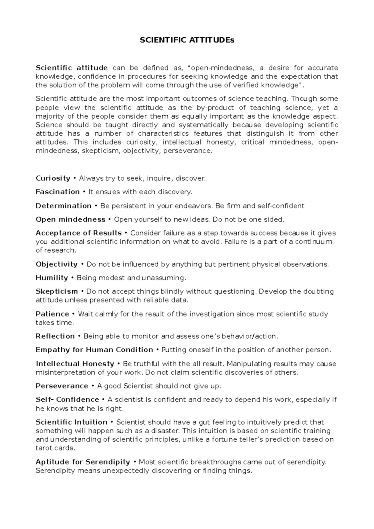 Scientific Attitudes This Can Be Used In Science And Research Scientific Attitudes This Can Be Used In Science And Research