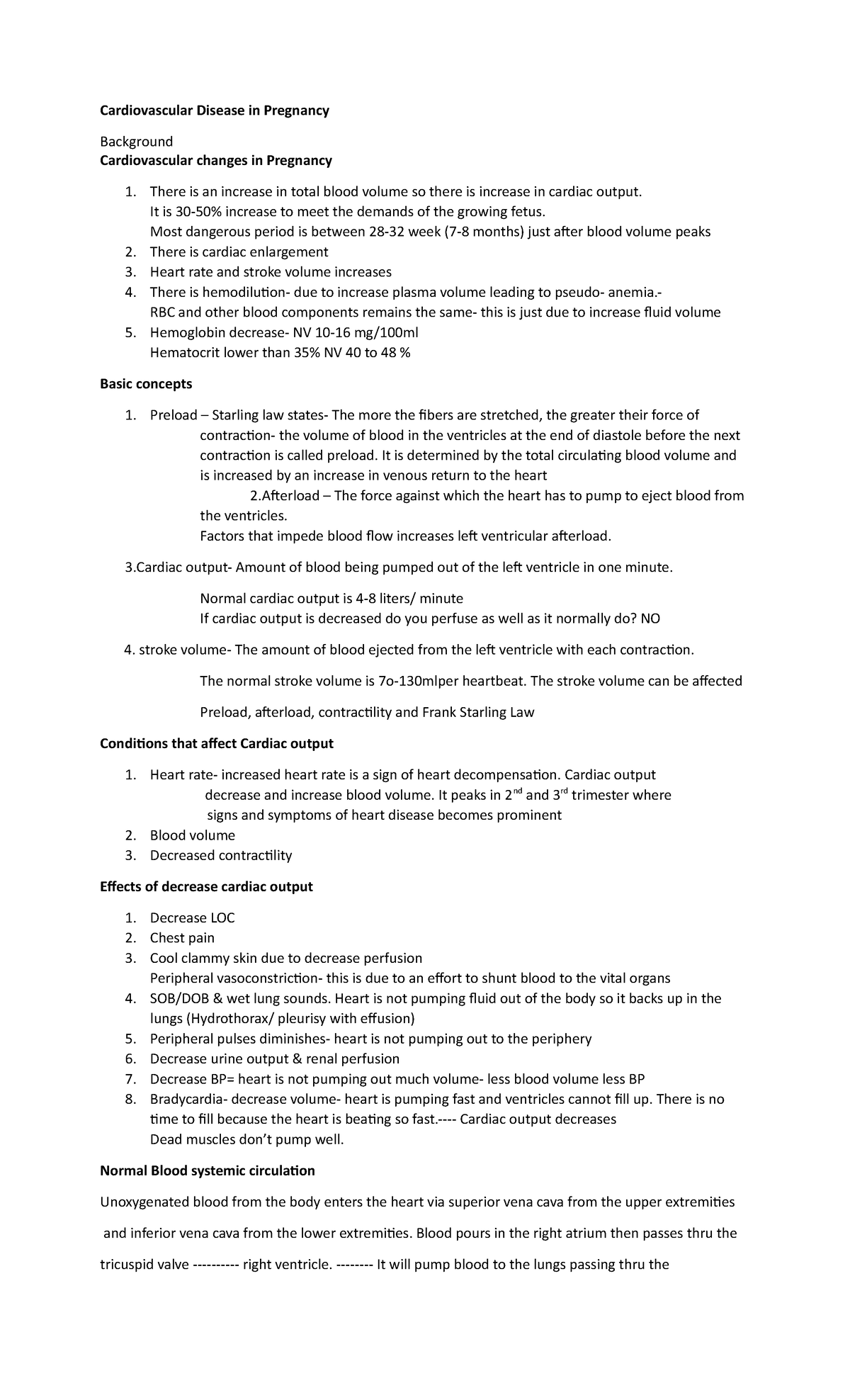 Cardiovascular Disease in Pregnancy - Cardiovascular Disease in ...