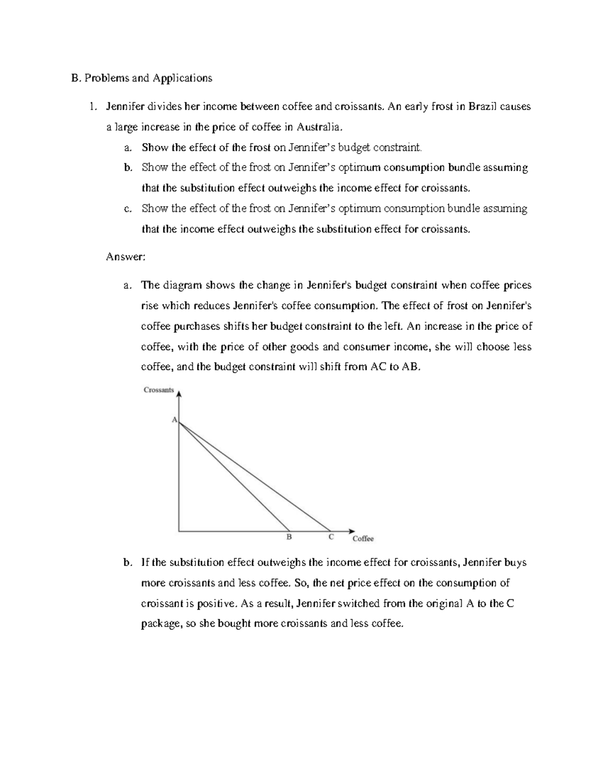 Ganjil - Microeconomics - B. Problems And Applications Jennifer Divides ...