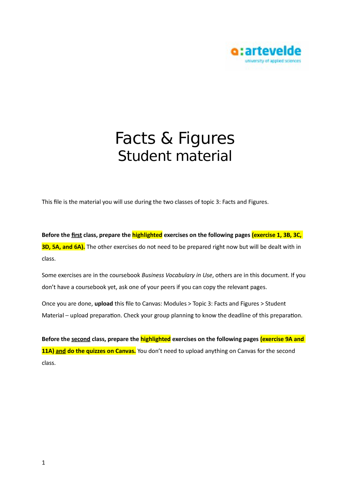 essay facts and figures