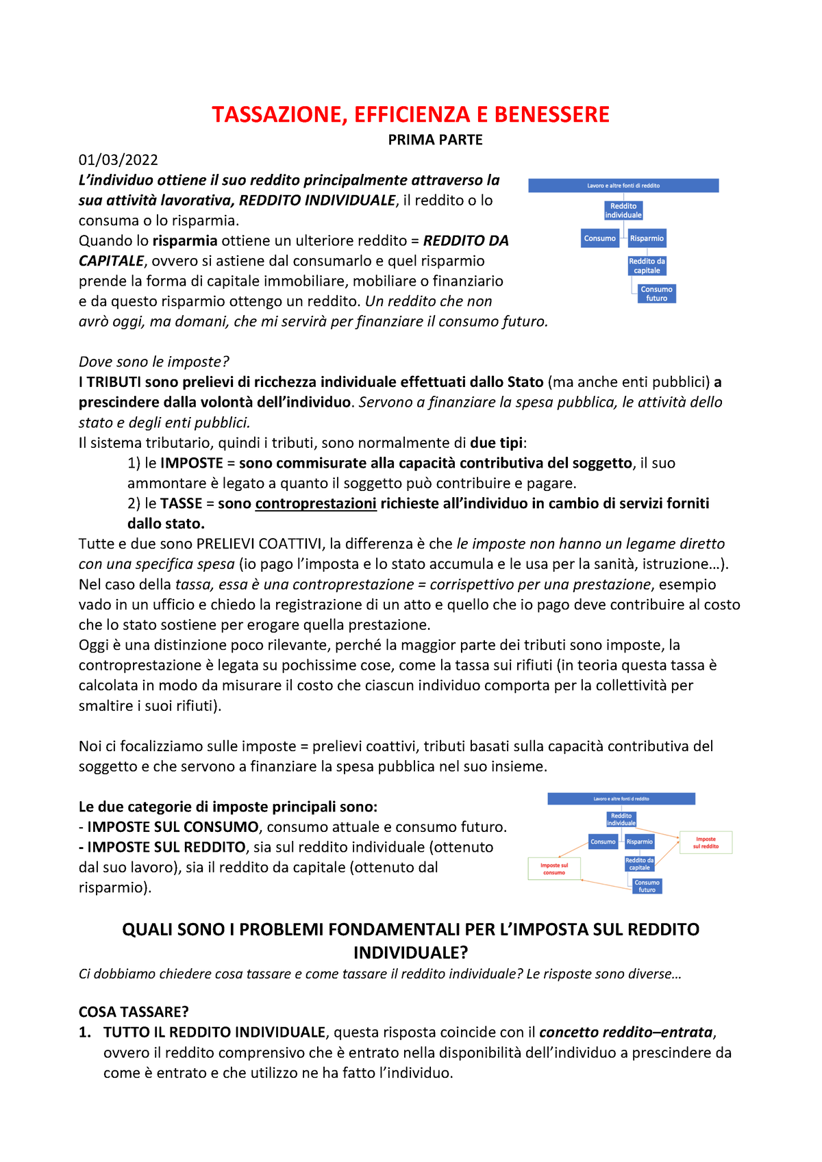 Tassazione, Efficienza E Benessere - TASSAZIONE, EFFICIENZA E BENESSERE ...