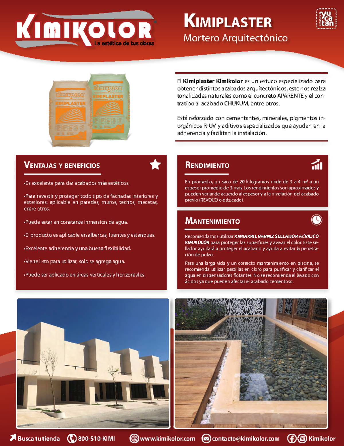 Kimiplaster Estuco TIPO Chukum Blanco Sascab - Kimiplaster Mortero ...