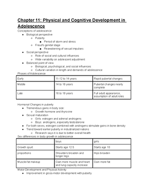 Psych 220 exam 3 - Lecture notes for exam 3 Covers middle adulthood ...