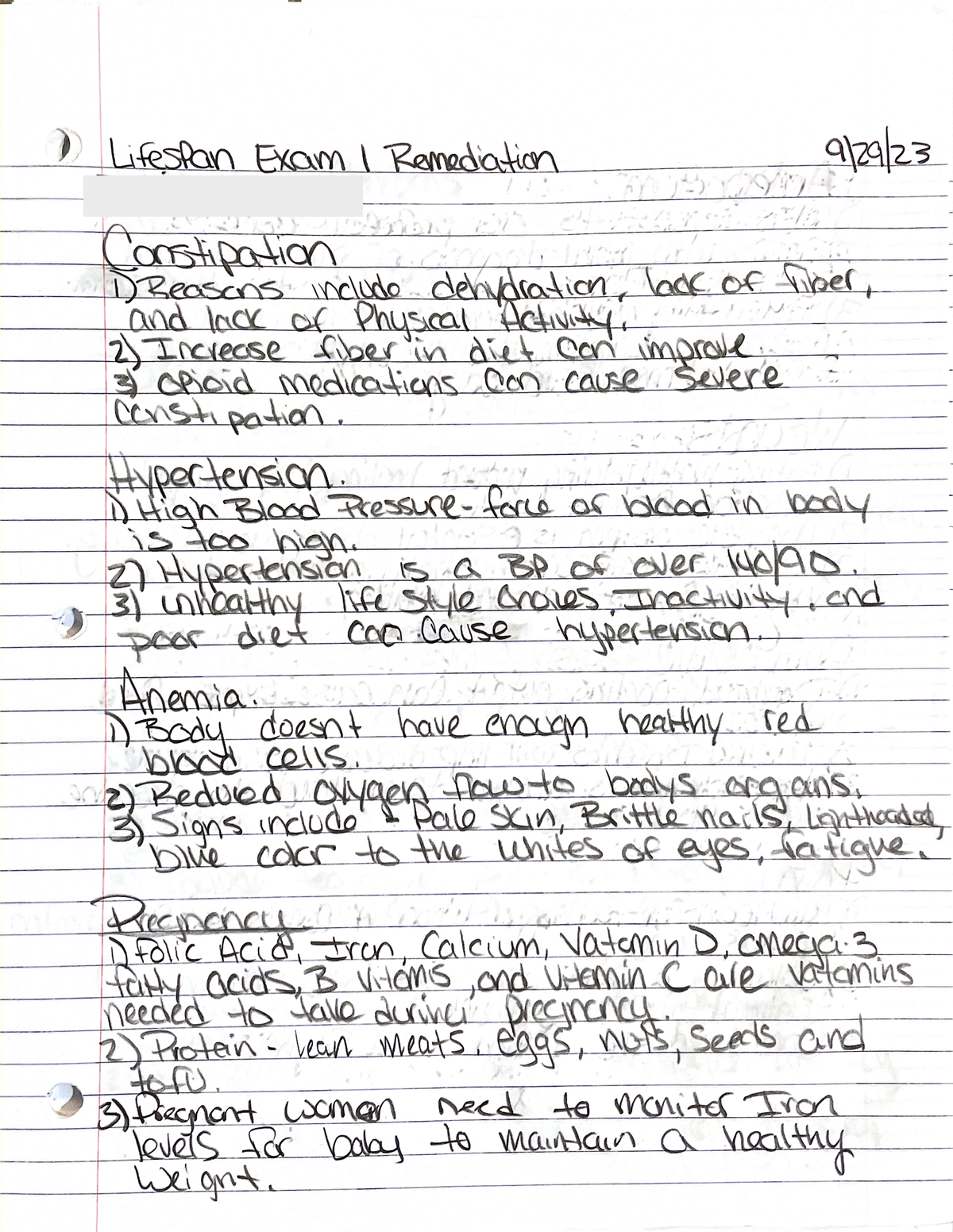 Lifespan Exam 1 Remediation NURS125 Studocu