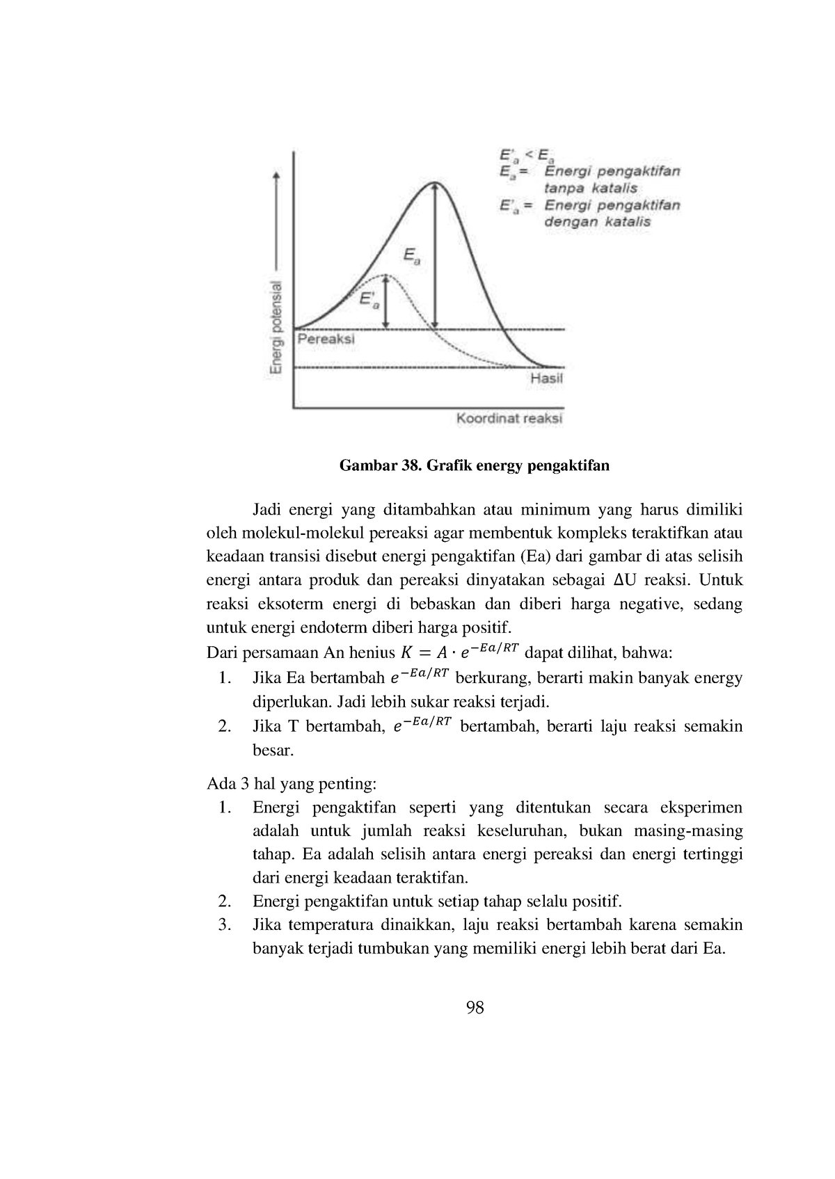 Buku Ajar Kimia Dasar 56 98 Gambar 38 Grafik Energy Pengaktifan Jadi