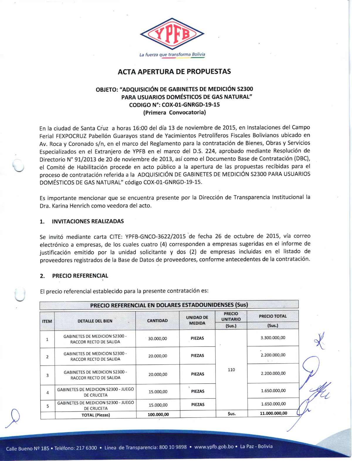 Acta De Apertura Para Una Auditoria Docsity