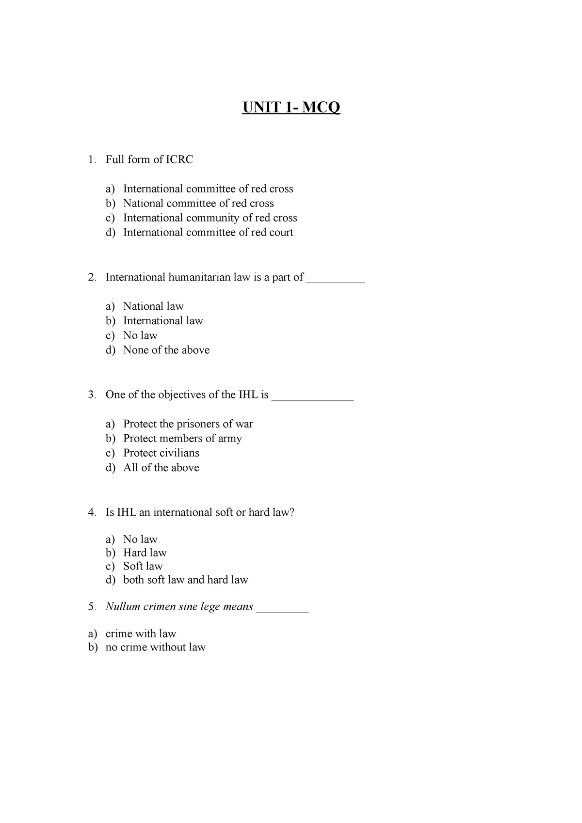 full-unit-1-ihl-mcq-unit-1-mcq-full-form-of-icrc-a-international