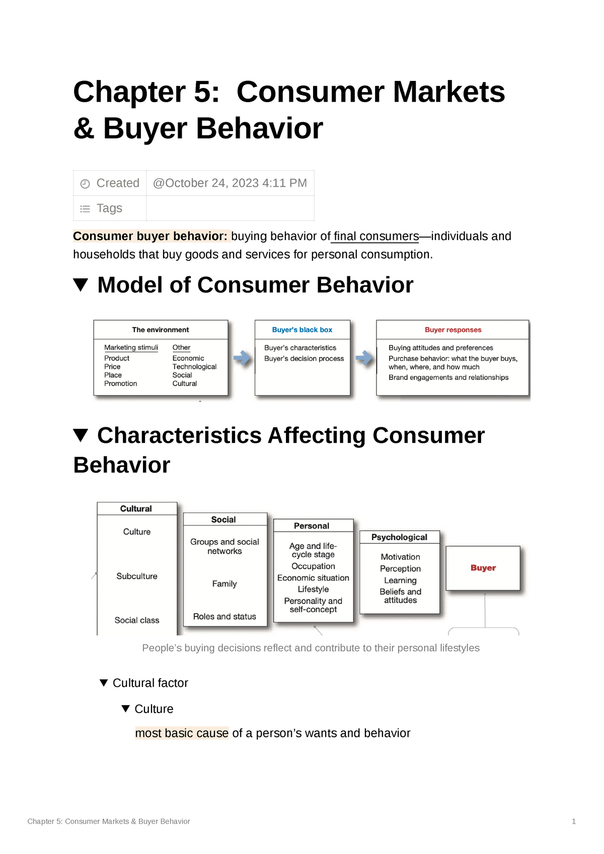 Chapter 5 Consumer Markets Buyer Behavior 52bdbada ...